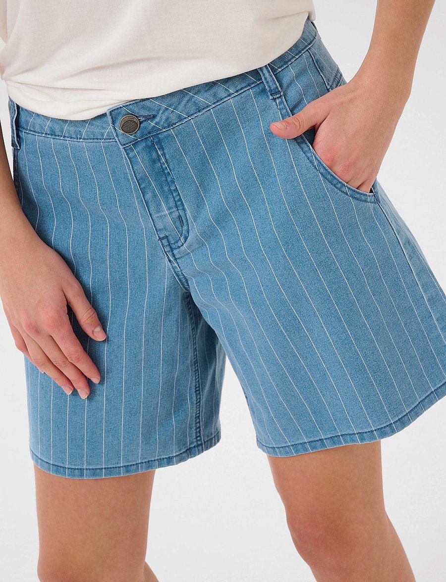 Culture - CUrenny Shorts - casual shorts - light blue denim - 5