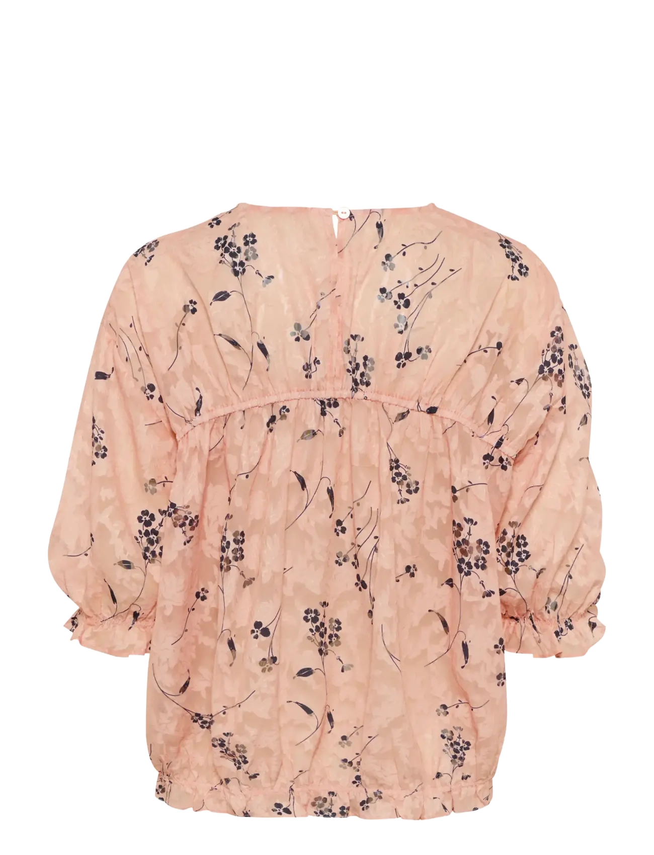 Culture - CUparis Blouse - pink/black flower - 2