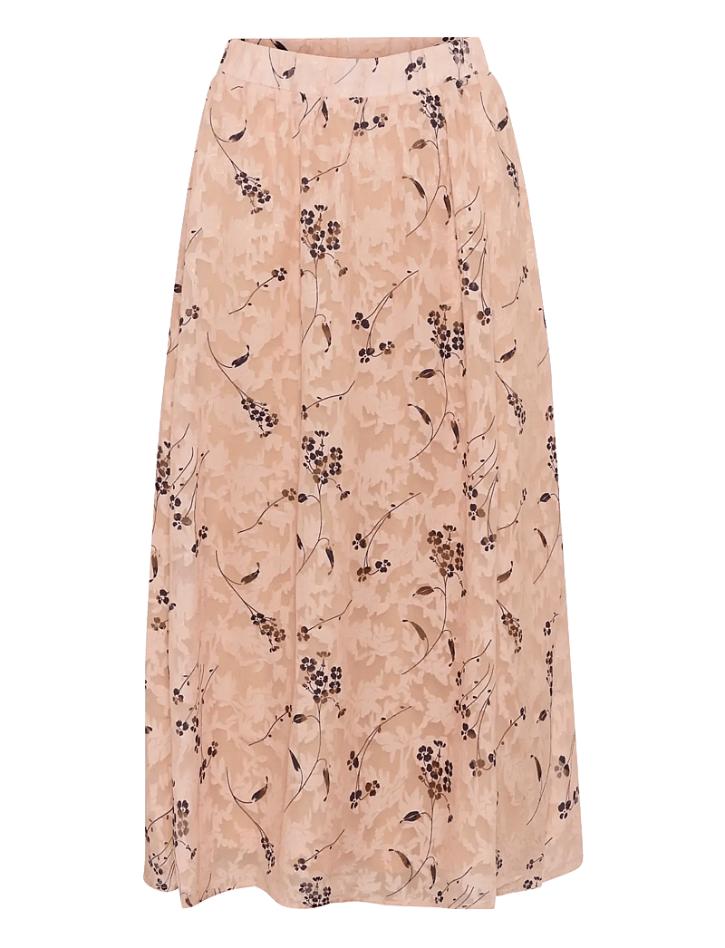 Culture - CUparis Skirt - midi-röcke - pink/black flower - 1