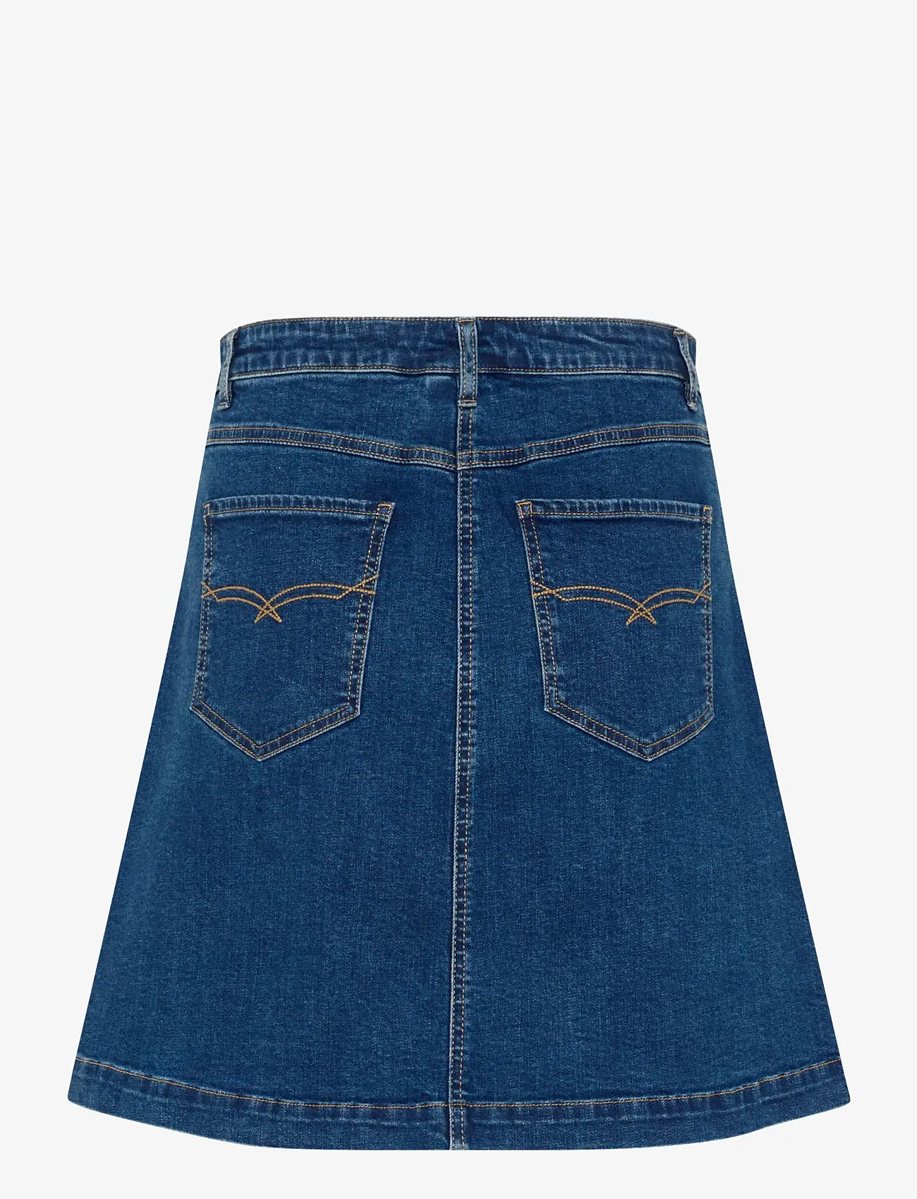 Culture - CUlea Ami Short Skirt - denimnederdele - medium blue wash - 2