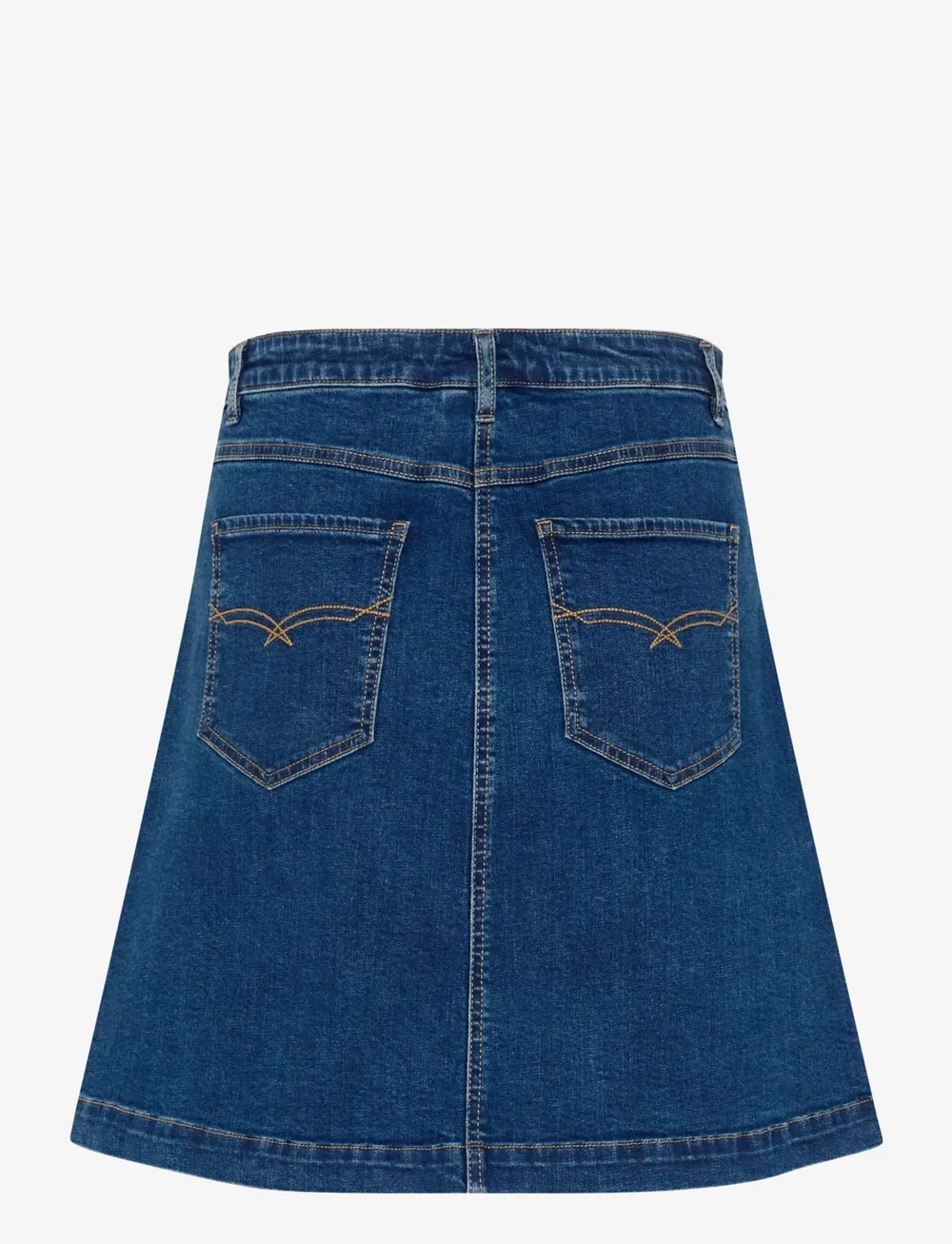 Culture - CUlea Ami Short Skirt - teksaseelikud - medium blue wash - 2