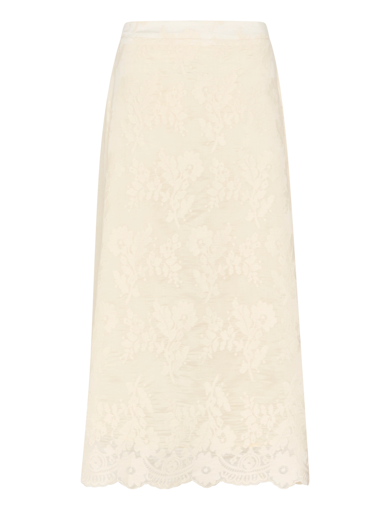 Culture CUarona Skirt - Transitional Layering - WHITECAP / cream