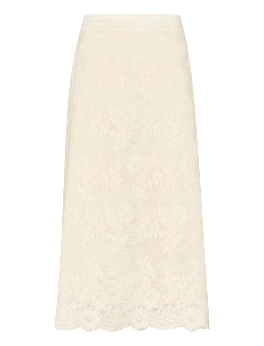Culture - CUarona Skirt - midihameet - whitecap - 1