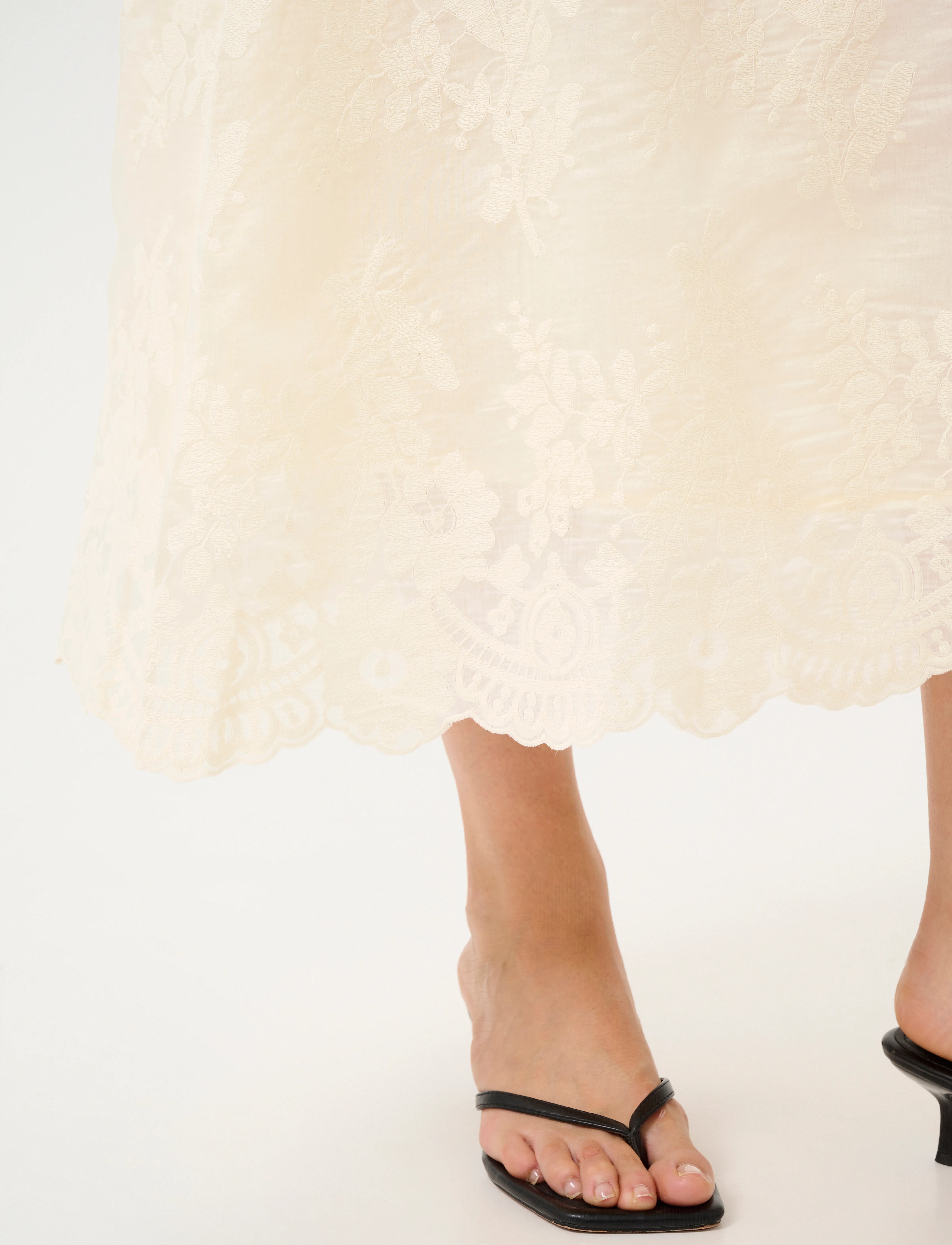 Culture - CUarona Skirt - midihameet - whitecap - 5