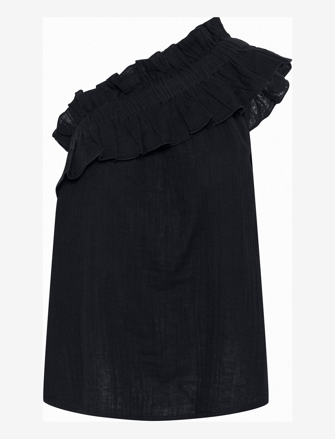 Culture - CUpuf Elina One Shoulder Top - Ärmellose tops - black - 1