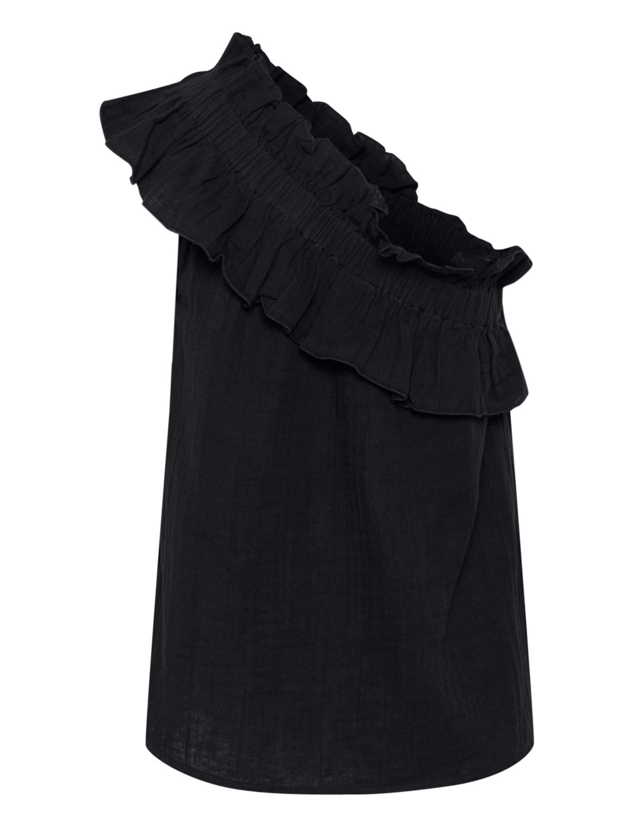 Culture - CUpuf Elina One Shoulder Top - Ärmellose tops - black - 2