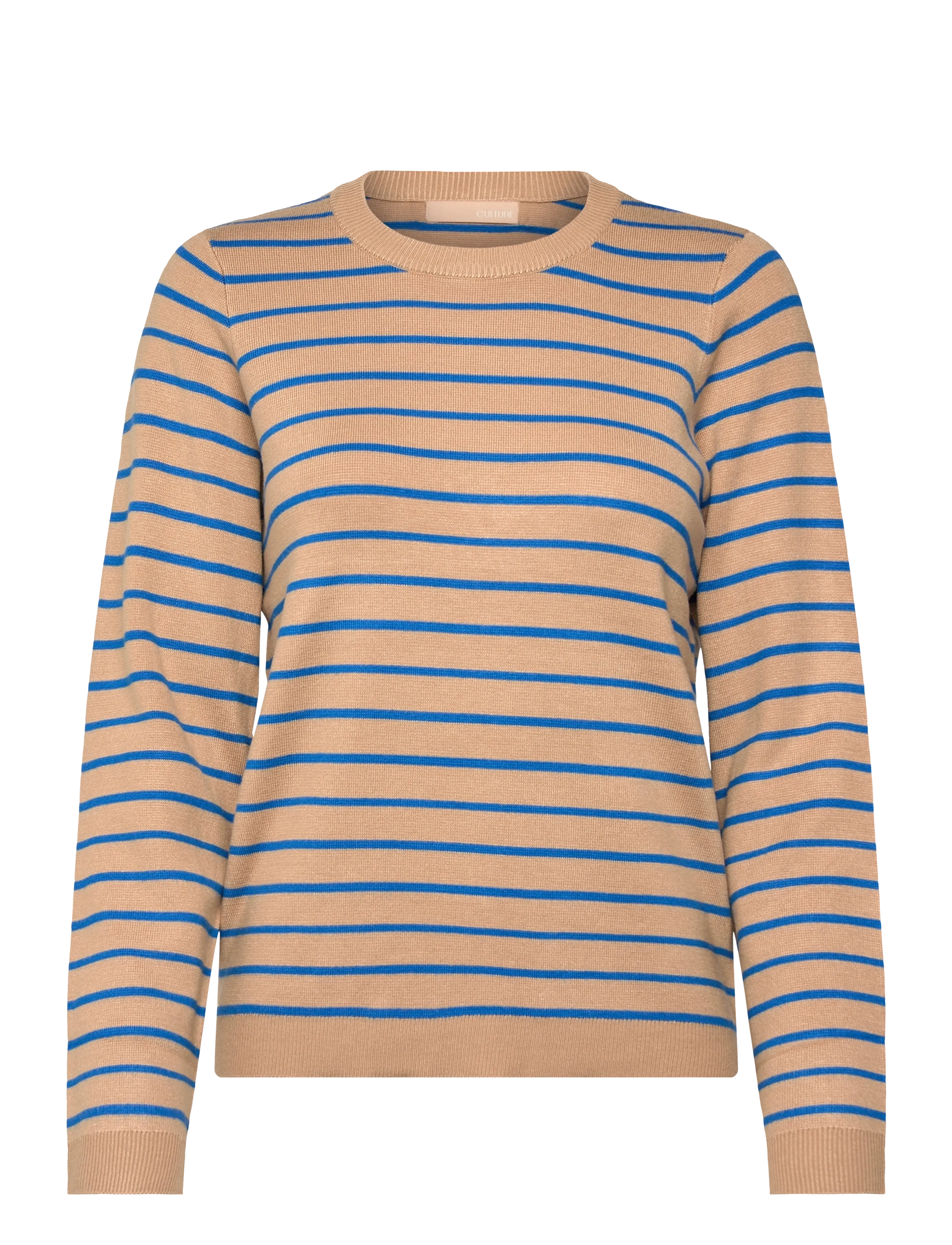 CUebba Annemette ON Pullover - TANNIN/BLUE STRIPE