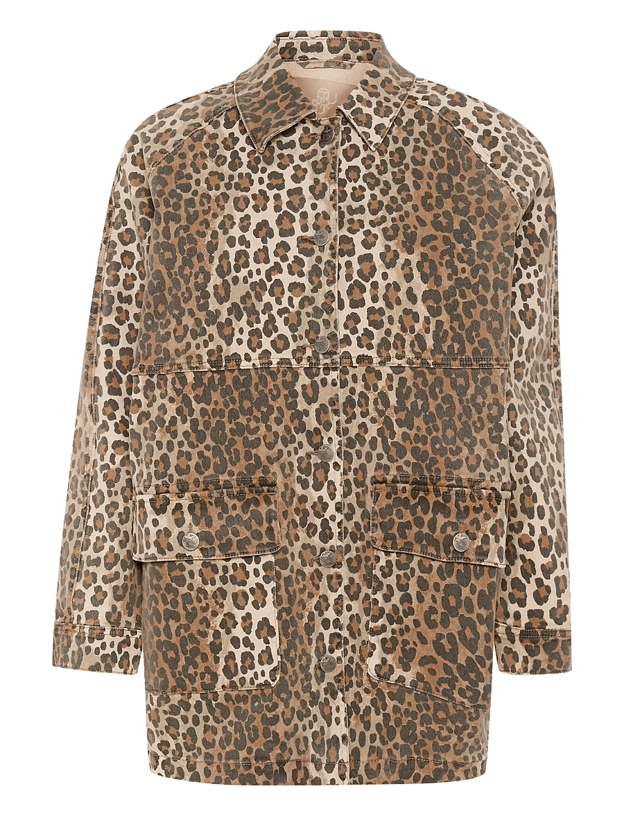 Culture - CUaliena Jacket - overshirts - leopard - 1
