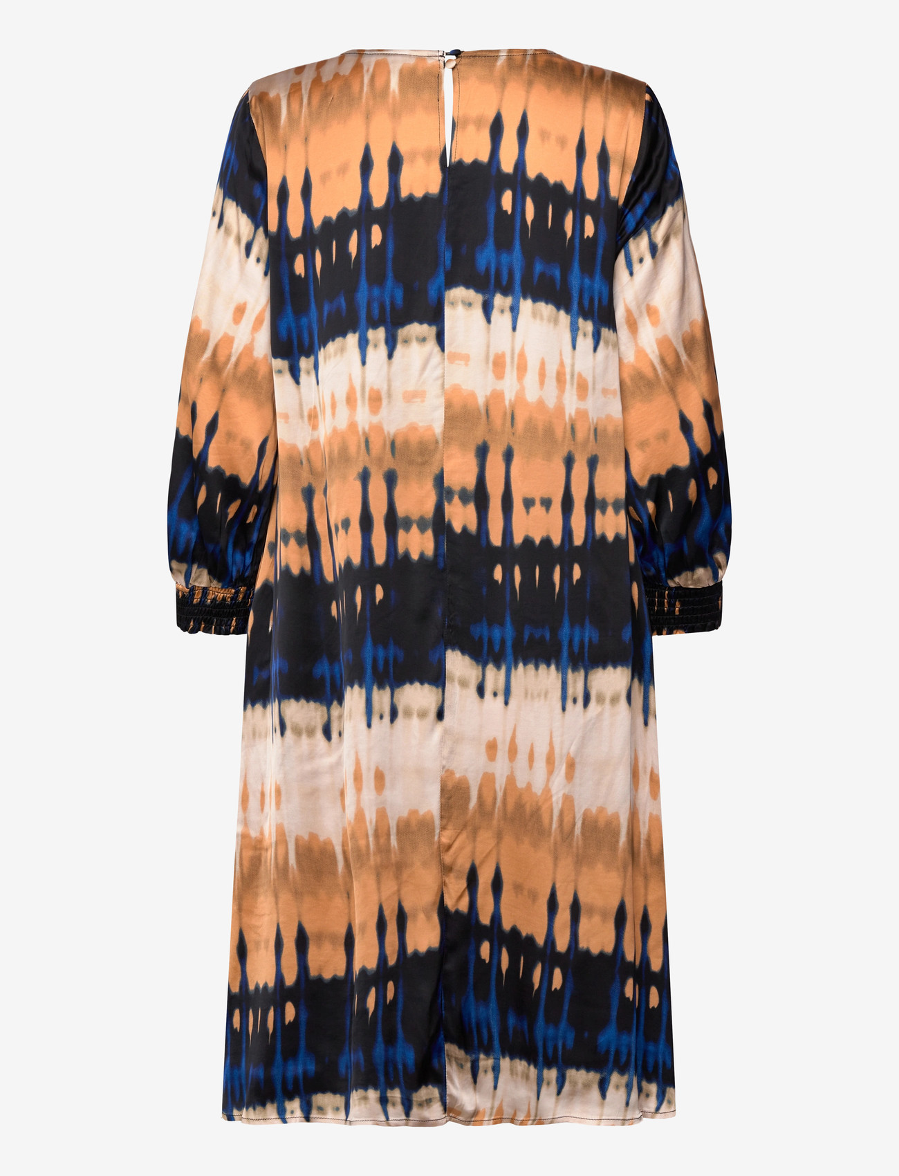 Culture - CUmacy Berna Short Dress - vidutinio ilgio suknelės - blue/beige graphic - 1