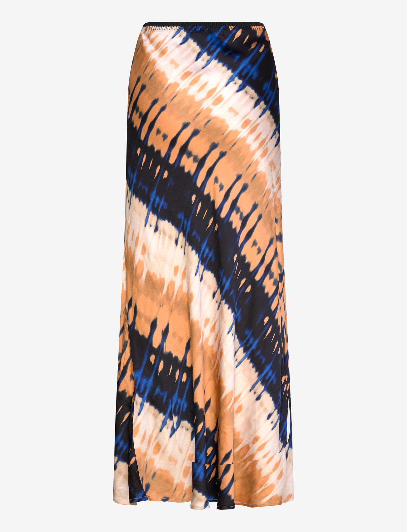 Culture - CUmacy Berna Skirt - satinröcke - blue/beige graphic - 1