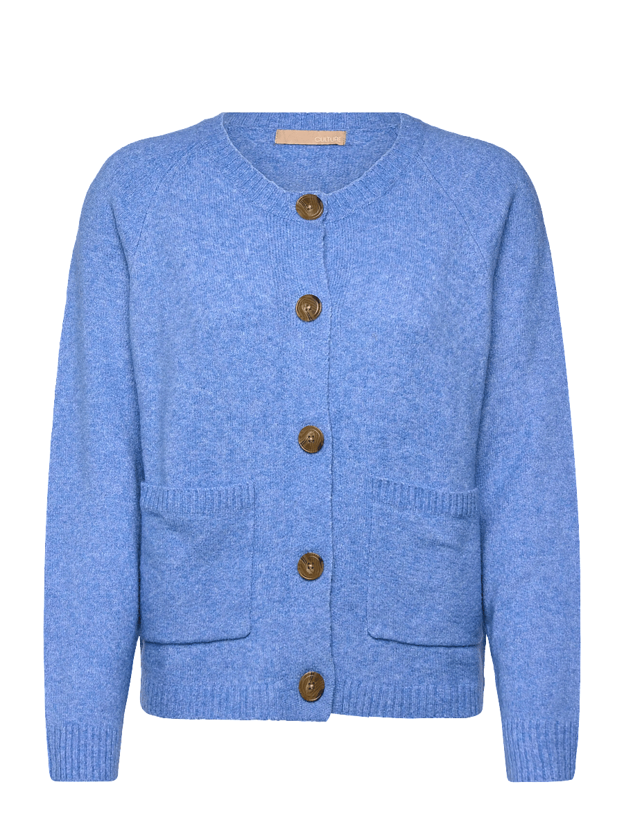 Culture - CUcalay Cardigan - strickjacken - victoria blue melange - 0