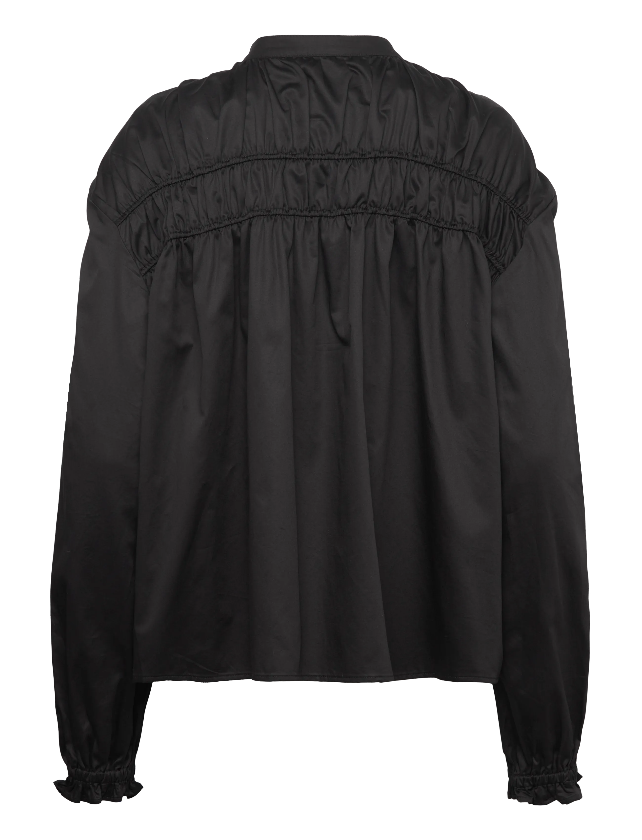 Culture - CUceleste Smock Shirt - langærmede skjorter - black - 1