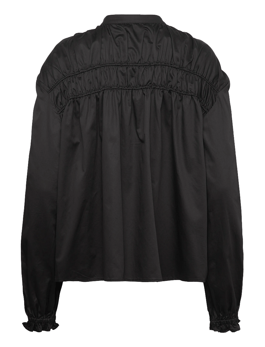 Culture - CUceleste Smock Shirt - langärmlige hemden - black - 1