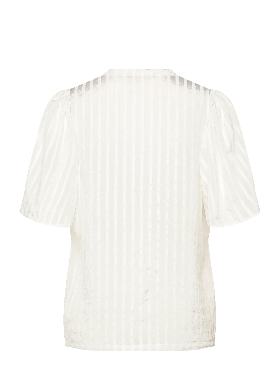 Culture - CUchenitha Blouse - kurzärmelige blusen - spring gardenia - 1
