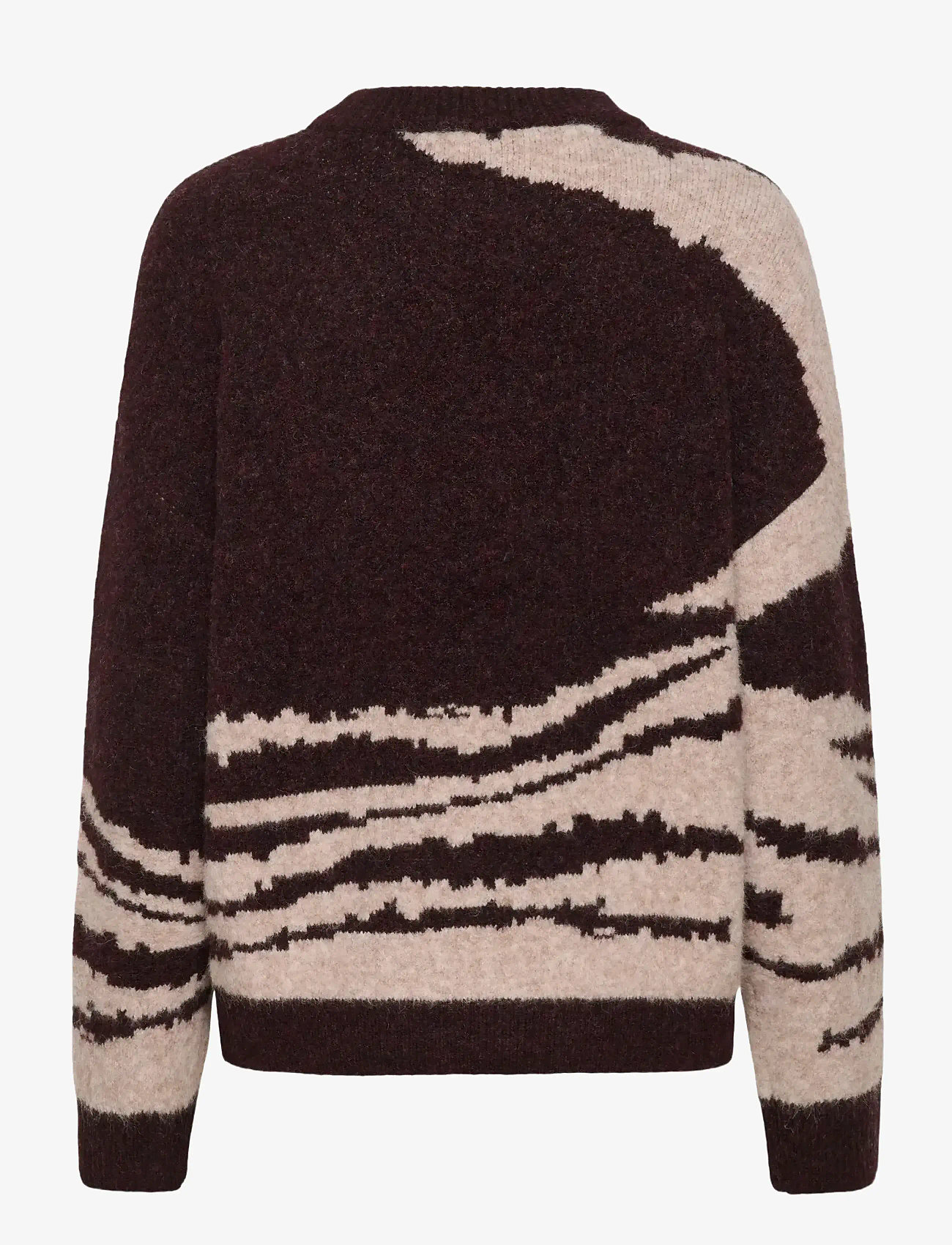 Culture - CUzinna Pullover - striktrøjer - coffee bean melange - 2