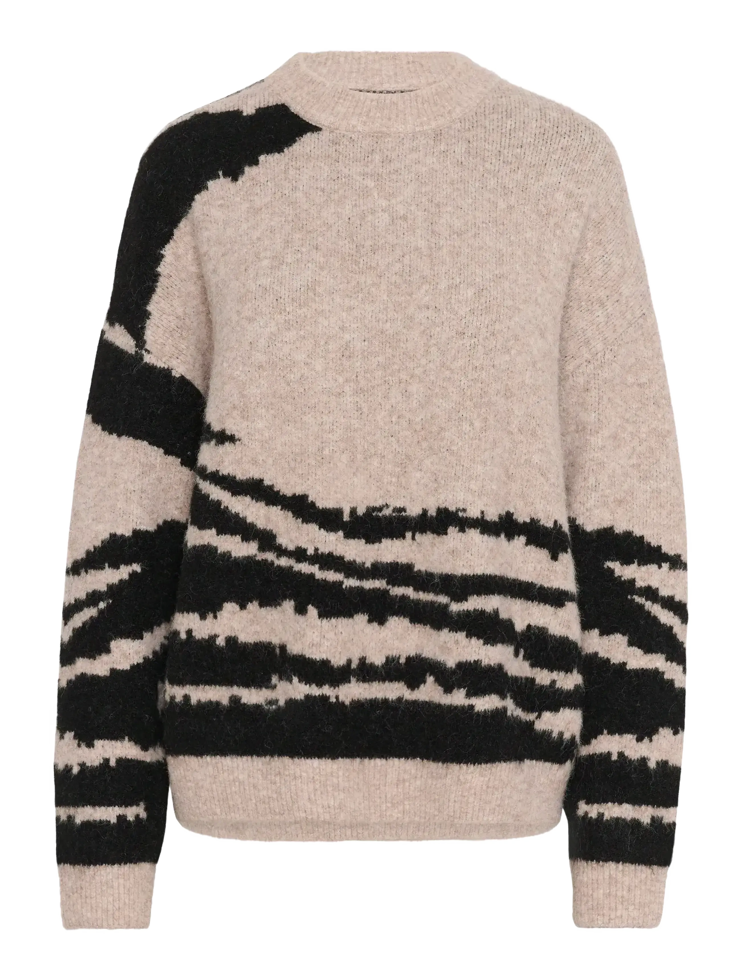 Culture CUzinna Pullover - Transitional Layering - DUNE MELANGE / brown