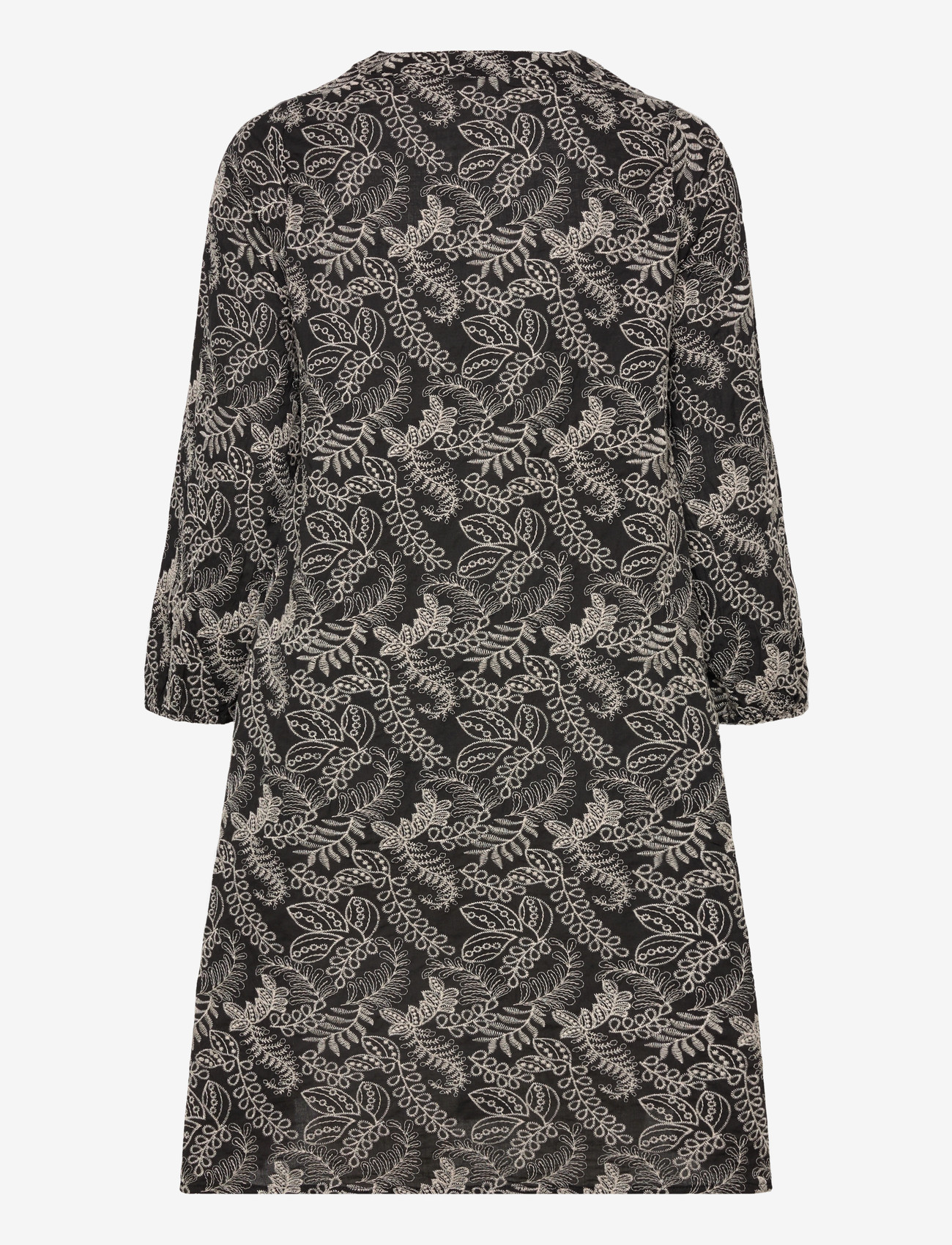 Culture - CUtaylar Dress - midi kjoler - black/whitecap - 1