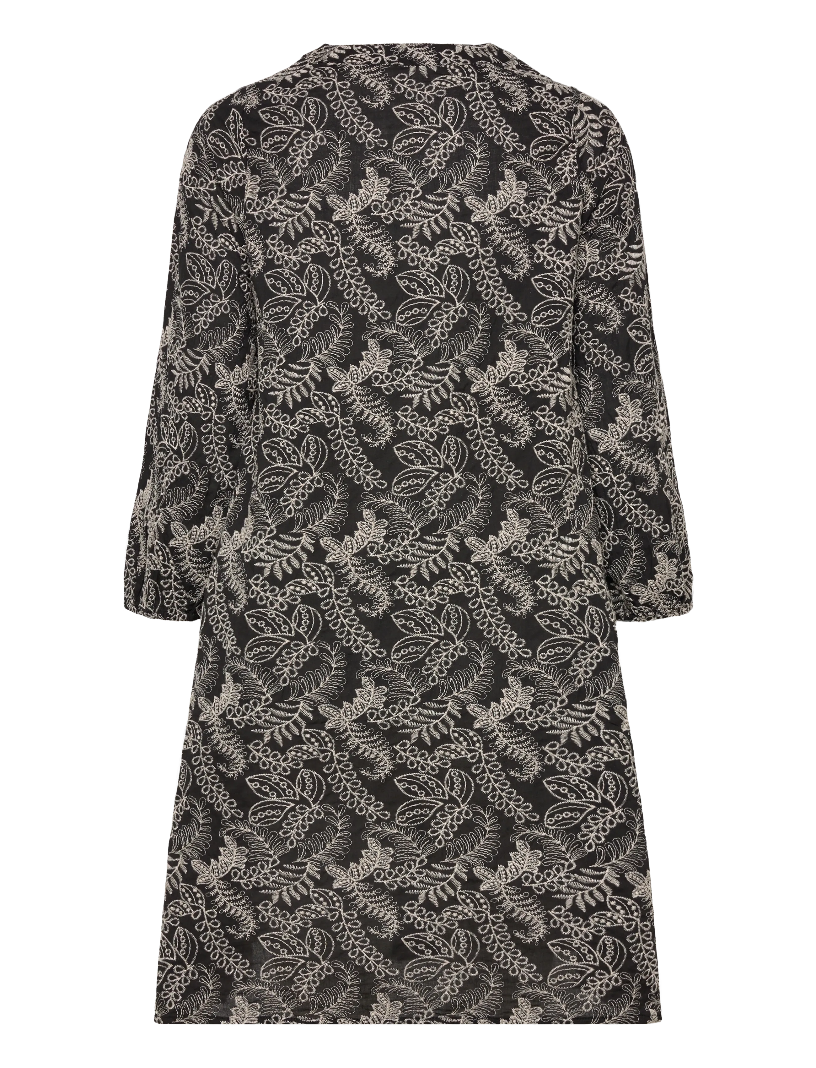Culture - CUtaylar Dress - midikleider - black/whitecap - 1
