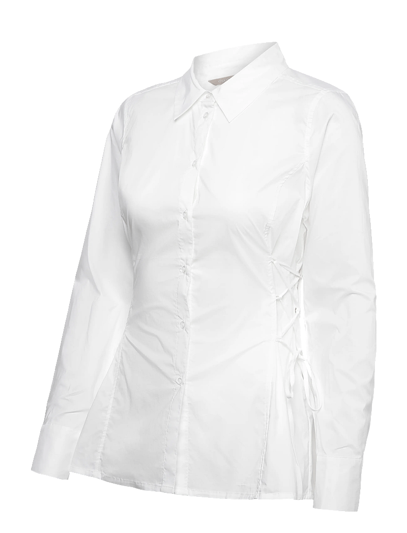 Culture - CUtoyam Antoinett Fitted Shirt - langærmede skjorter - spring gardenia - 2