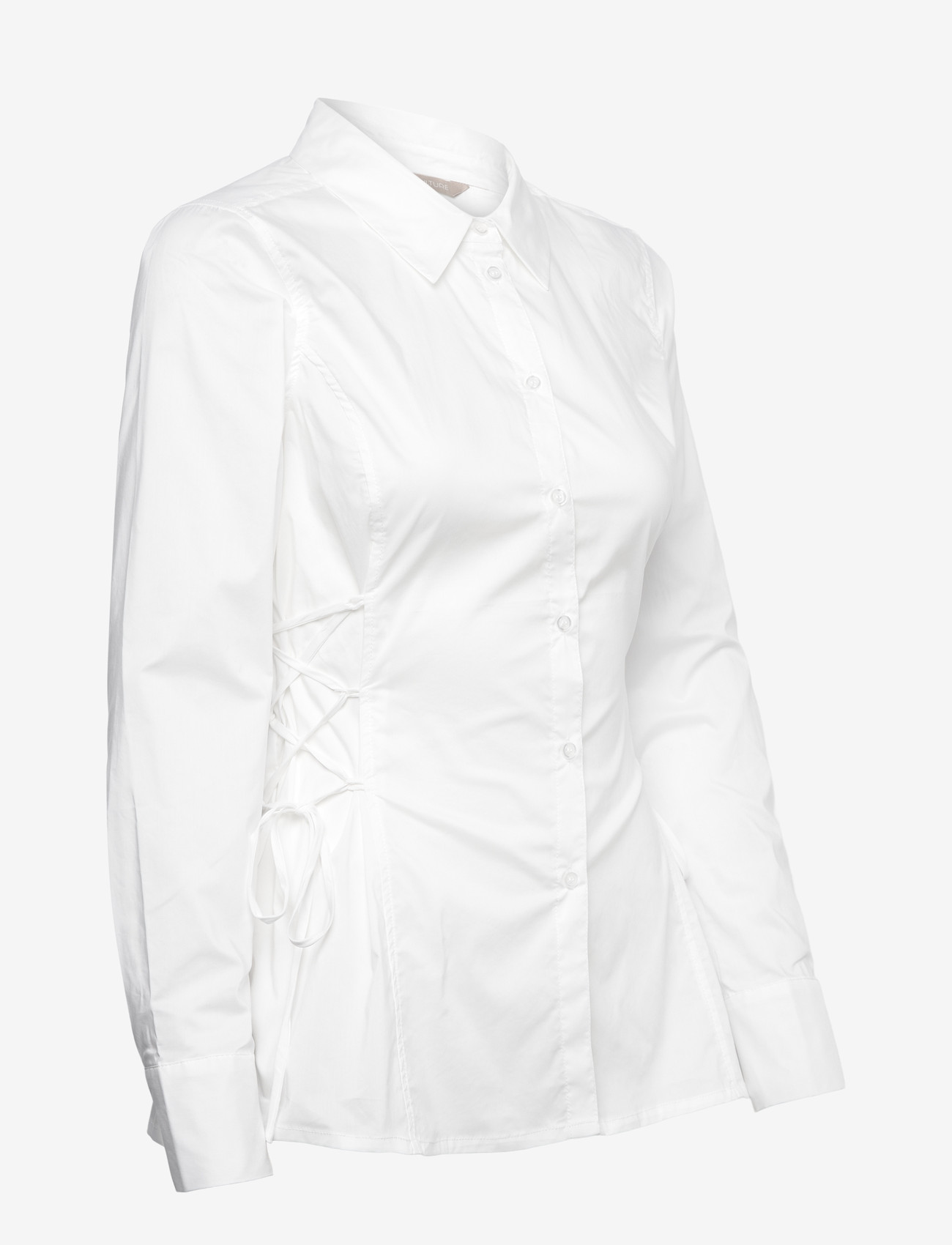 Culture - CUtoyam Antoinett Fitted Shirt - langærmede skjorter - spring gardenia - 3