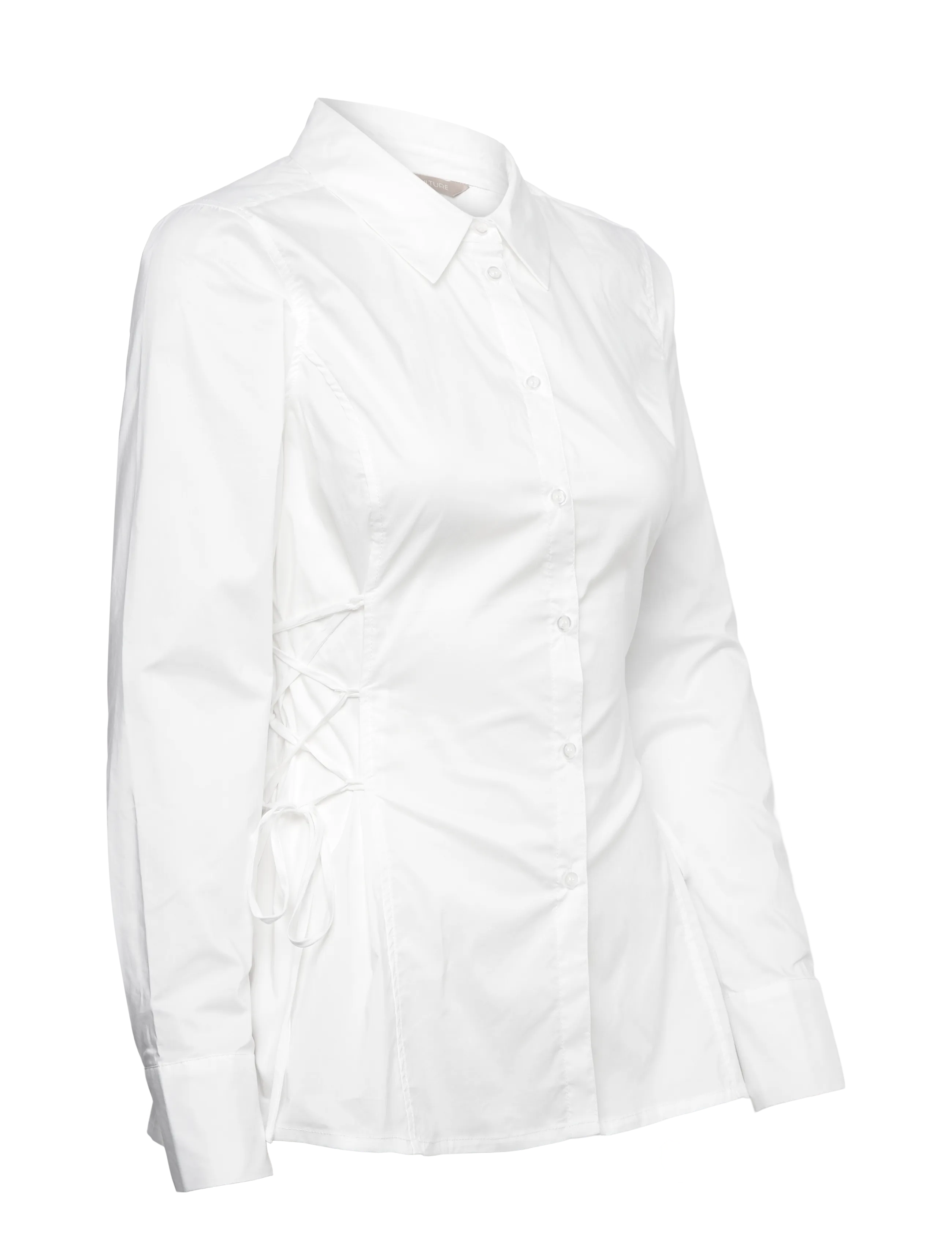 Culture - CUtoyam Antoinett Fitted Shirt - pikkade varrukatega särgid - spring gardenia - 3