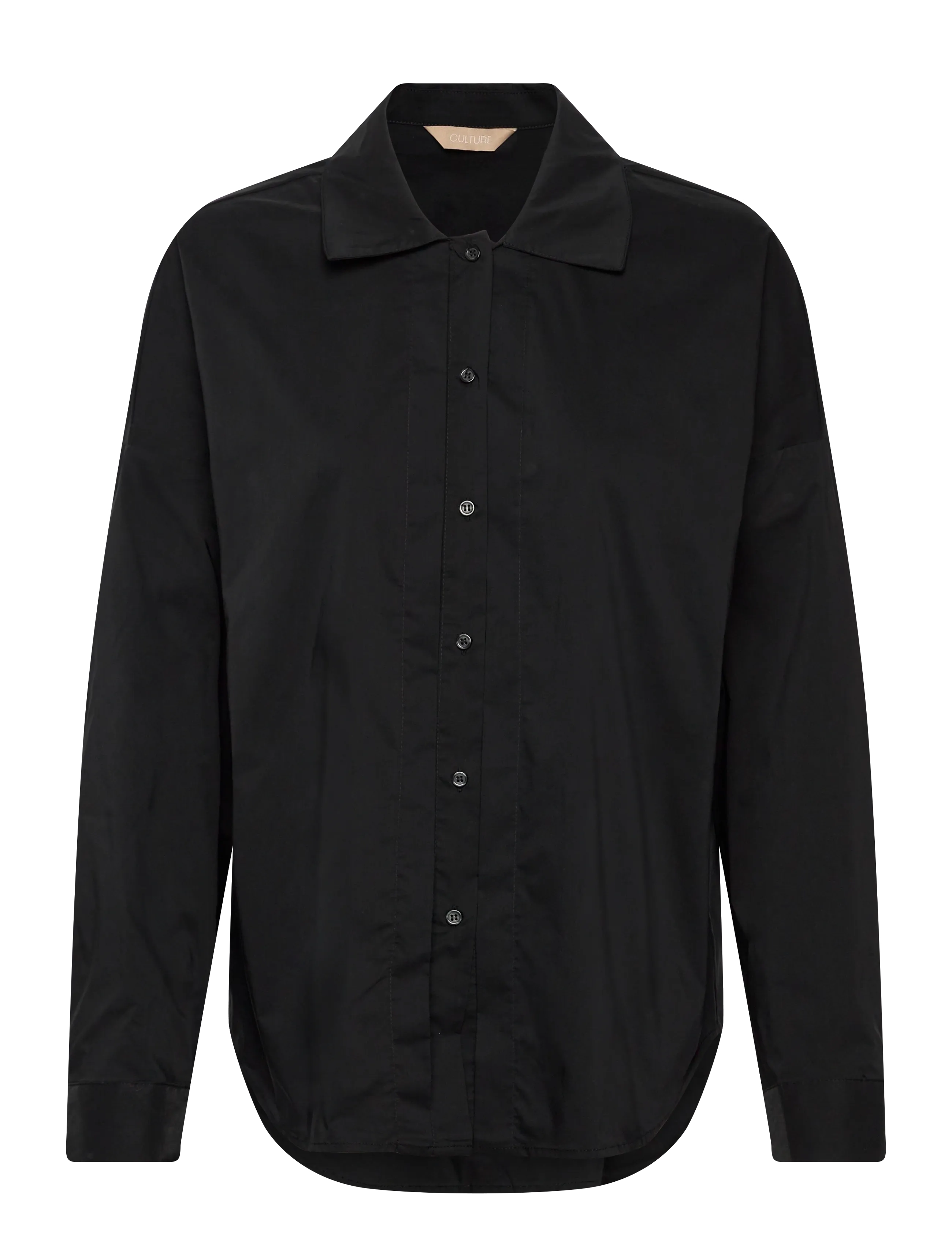 Culture Cutoyam Antoinett Shirt, Kvinder, Skjorte Med Knapper, Sort, Str: M