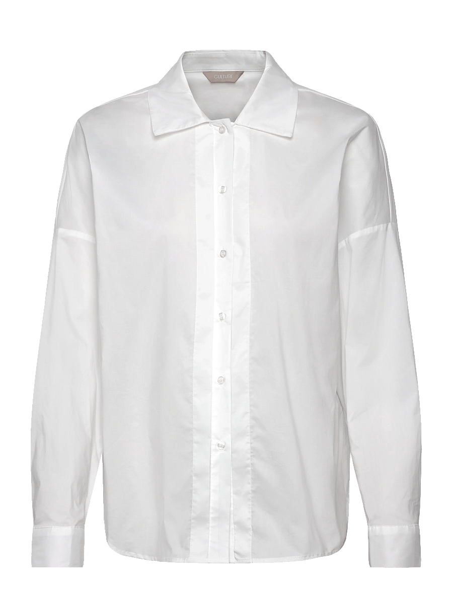 Culture - CUtoyam Antoinett Shirt - langærmede skjorter - spring gardenia - 0