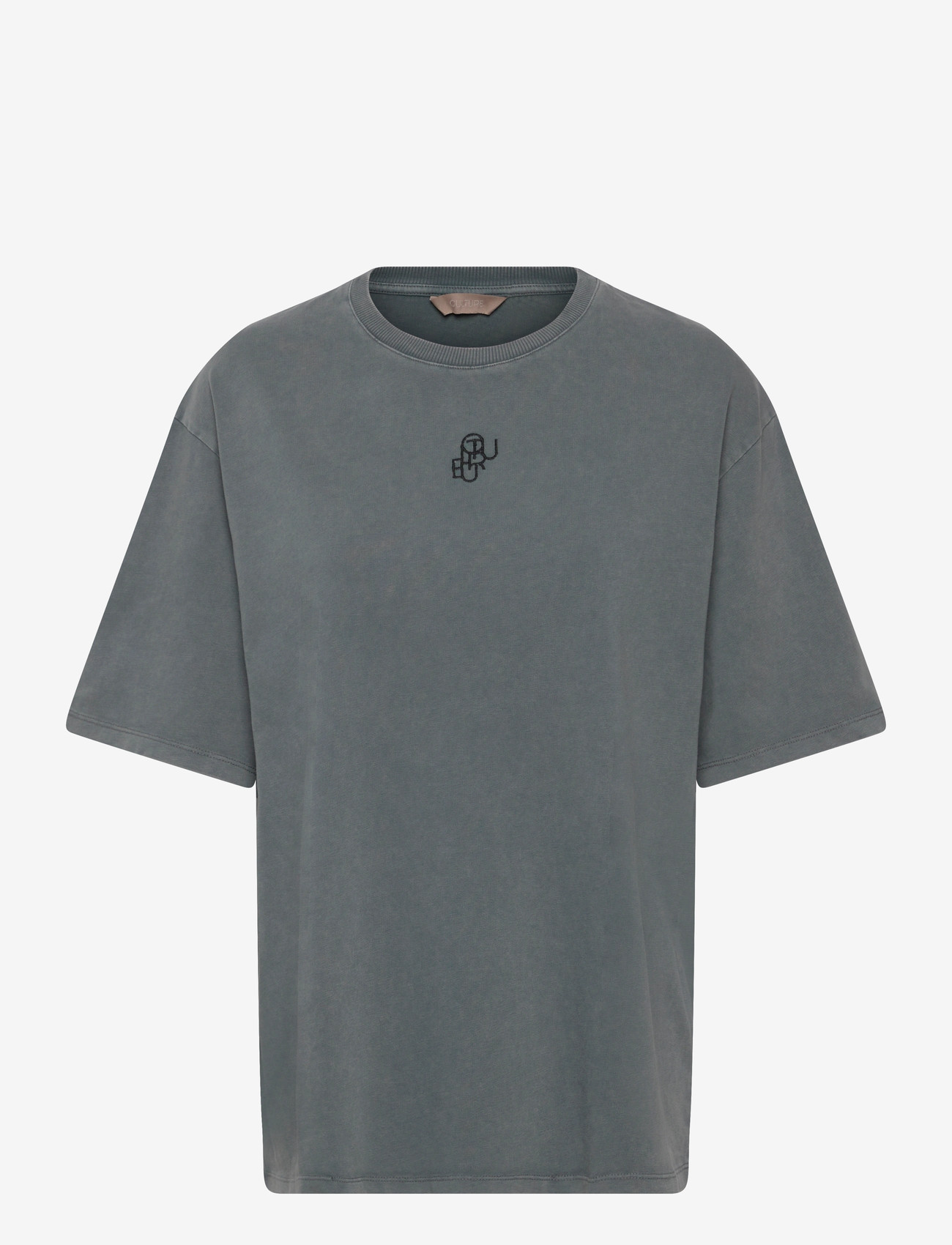 Culture - CUalfie Oversized Tee - t-särgid - grey wash - 0