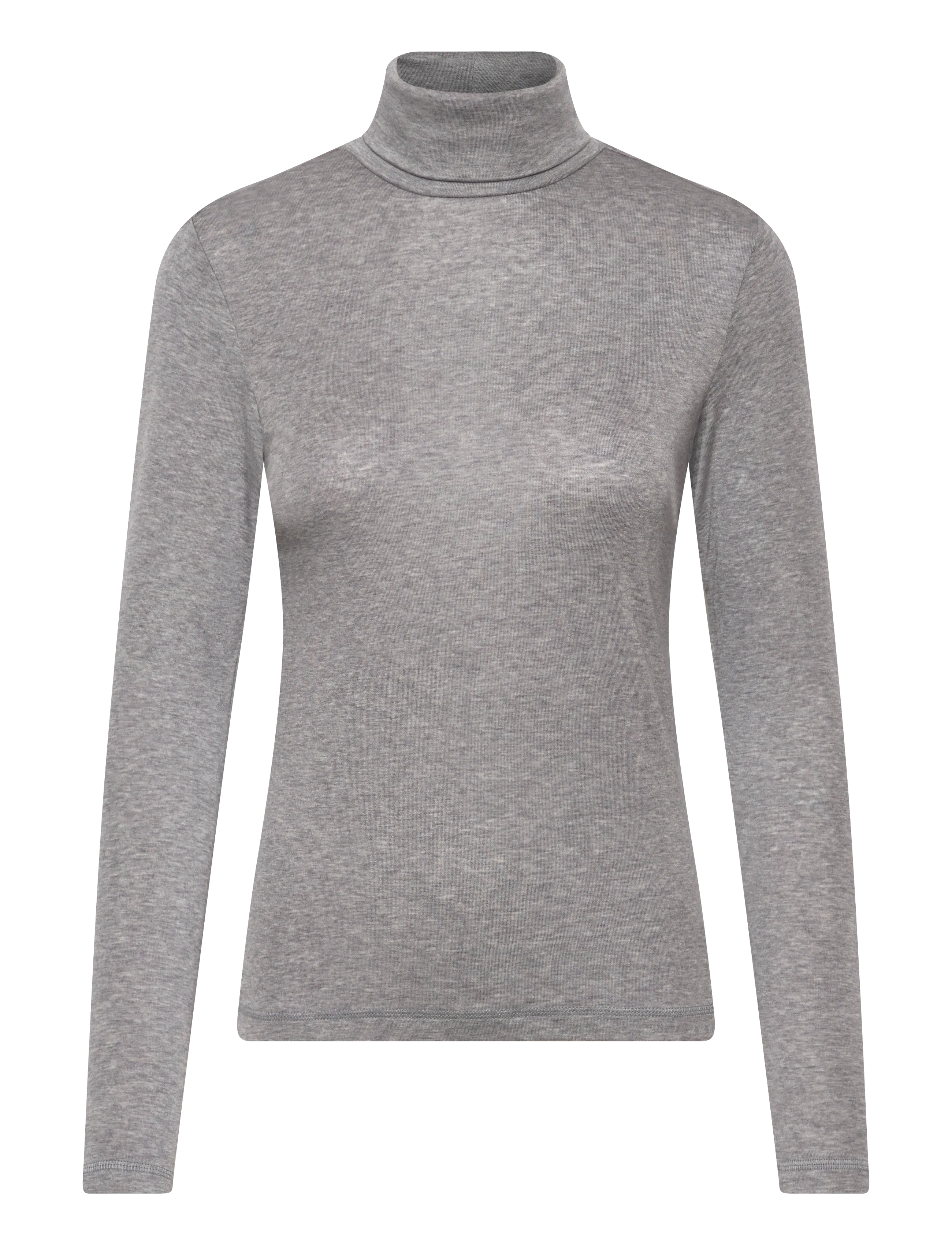 Culture Cualthea Wool Rollneck, L, Knitwear, Grau - Turtleneck, Frauen