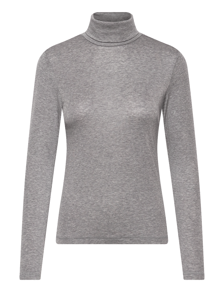 Culture - CUalthea Wool Rollneck - rollkragenpullover - mid grey melange - 0
