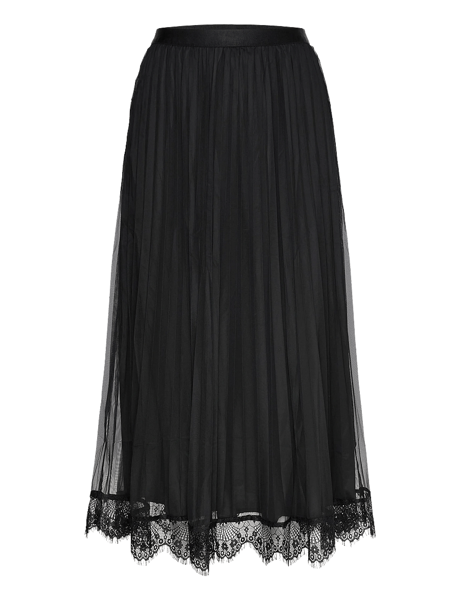 Culture - CUabby Skirt - faltenröcke - black - 0
