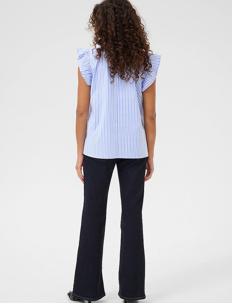 Culture - CUjilla Bjørg Sleeveless Blouse - sleeveless blouses - ultramarine - 4
