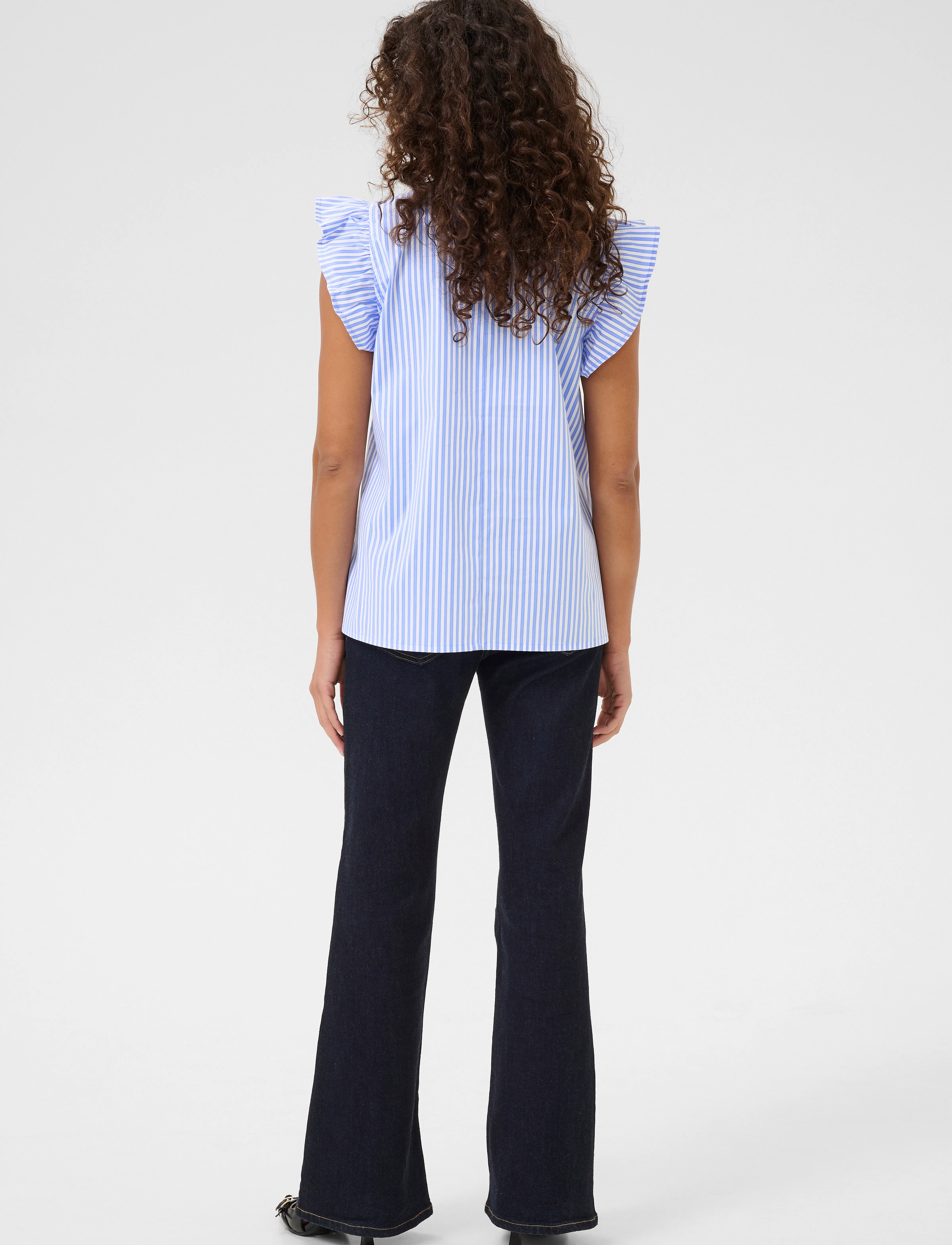 Culture - CUjilla Bjørg Sleeveless Blouse - ultramarine - 4