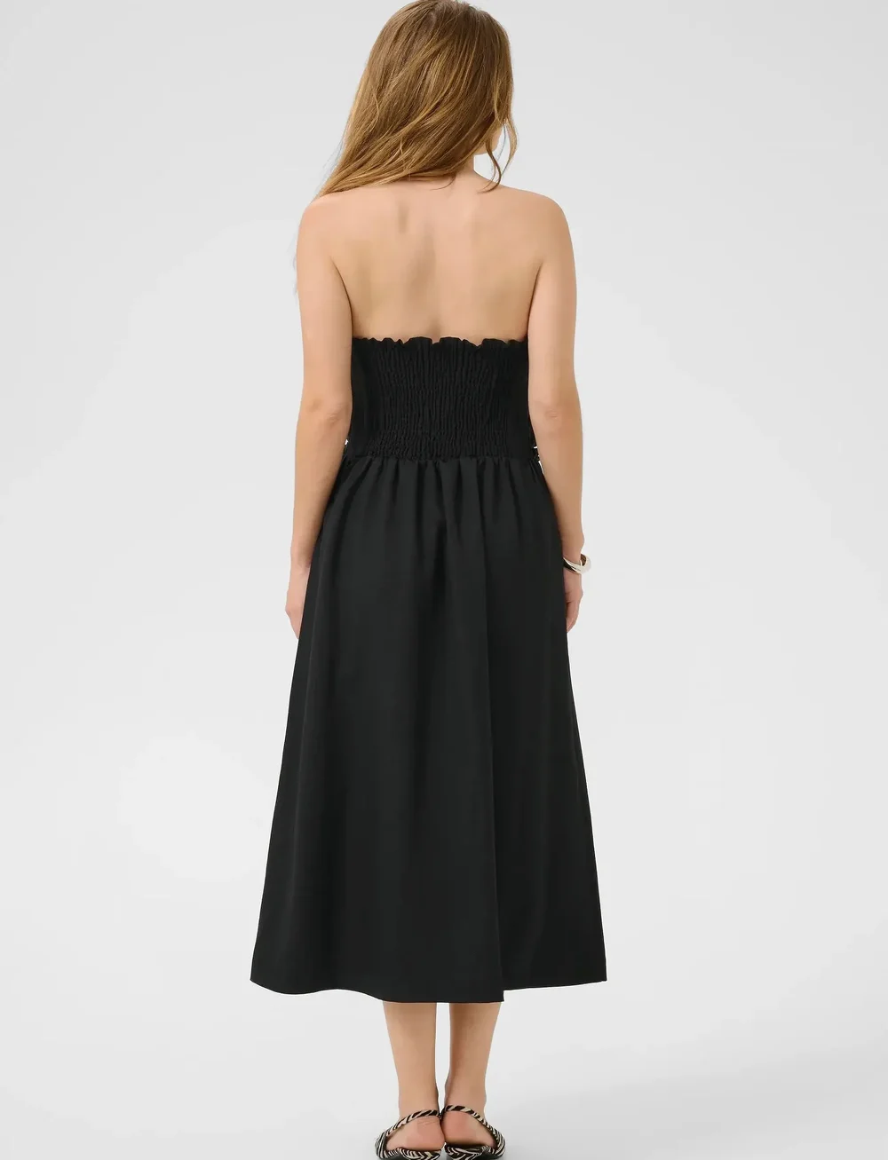 Culture - CUcebrine Corset Dress - festklänningar - black - 3