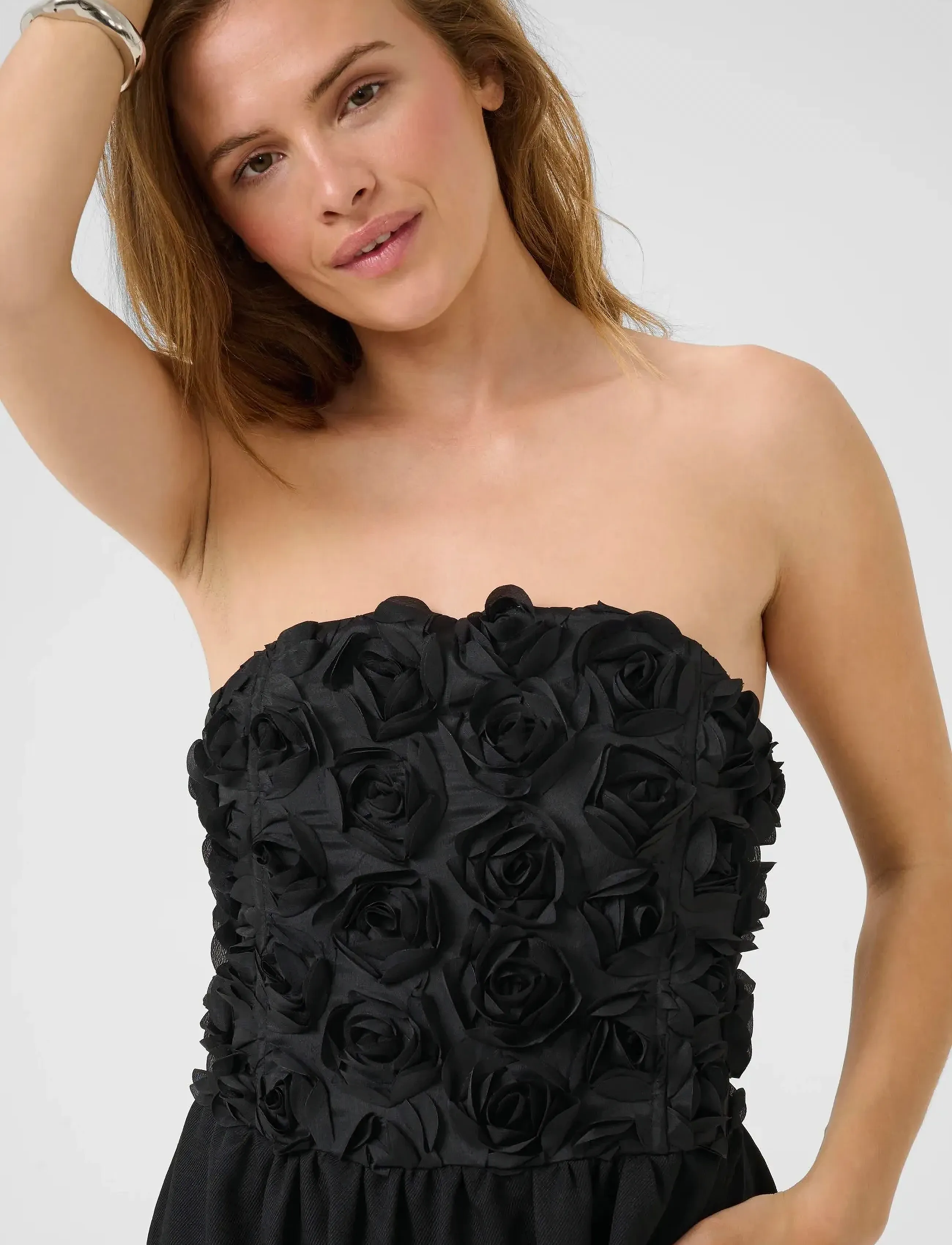 Culture - CUcebrine Corset Dress - party dresses - black - 4