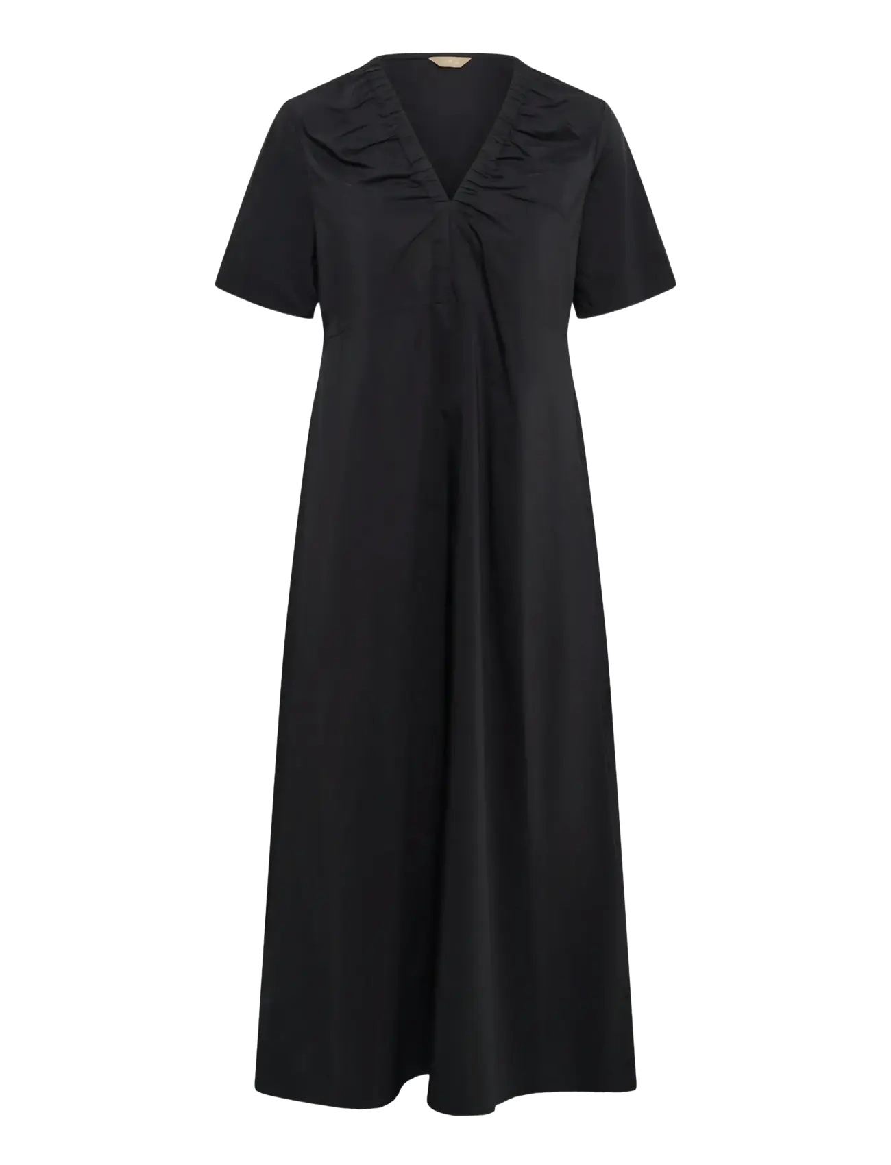 Culture Cuberri Antoinett Ss Dress, XS, Black, Kjoler > Knælange Og Midi, Dame