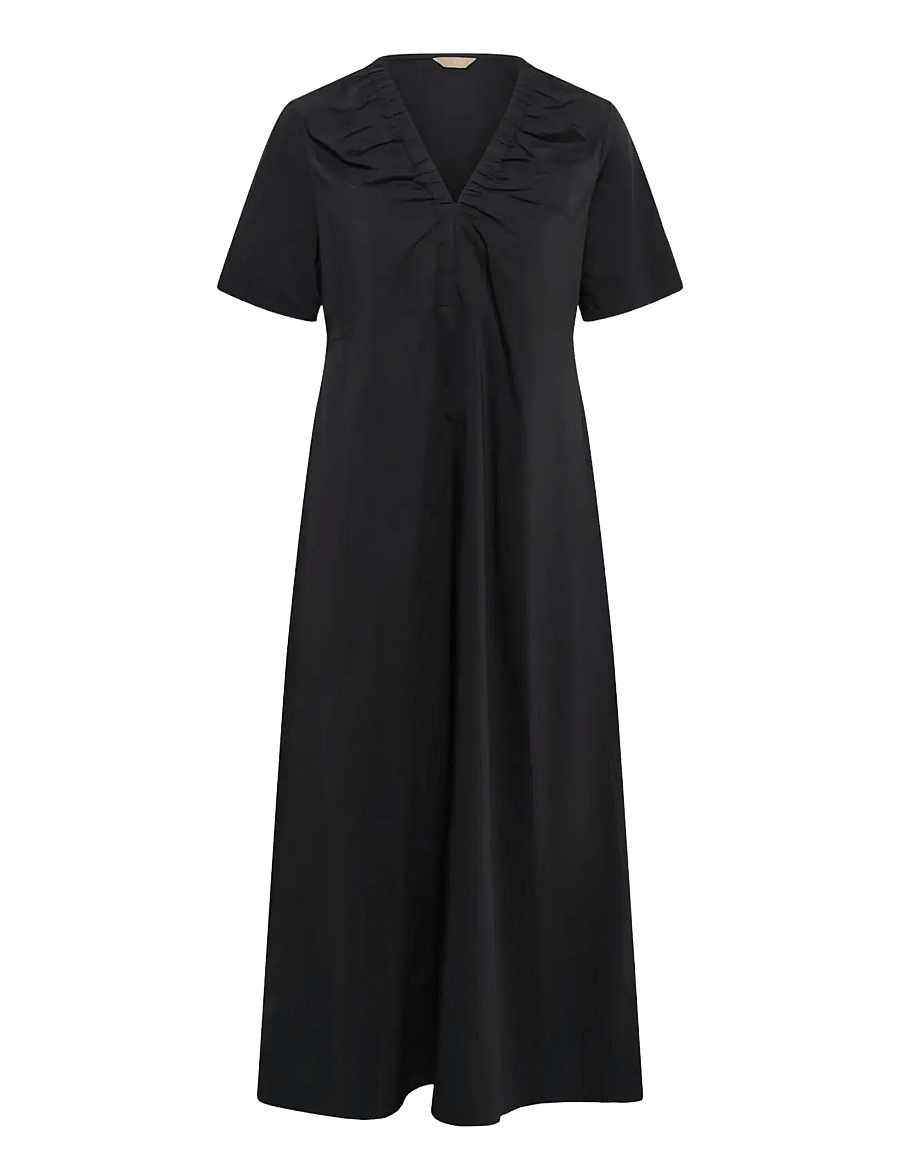 Culture - CUberri Antoinett SS Dress - sommerkjoler - black - 0