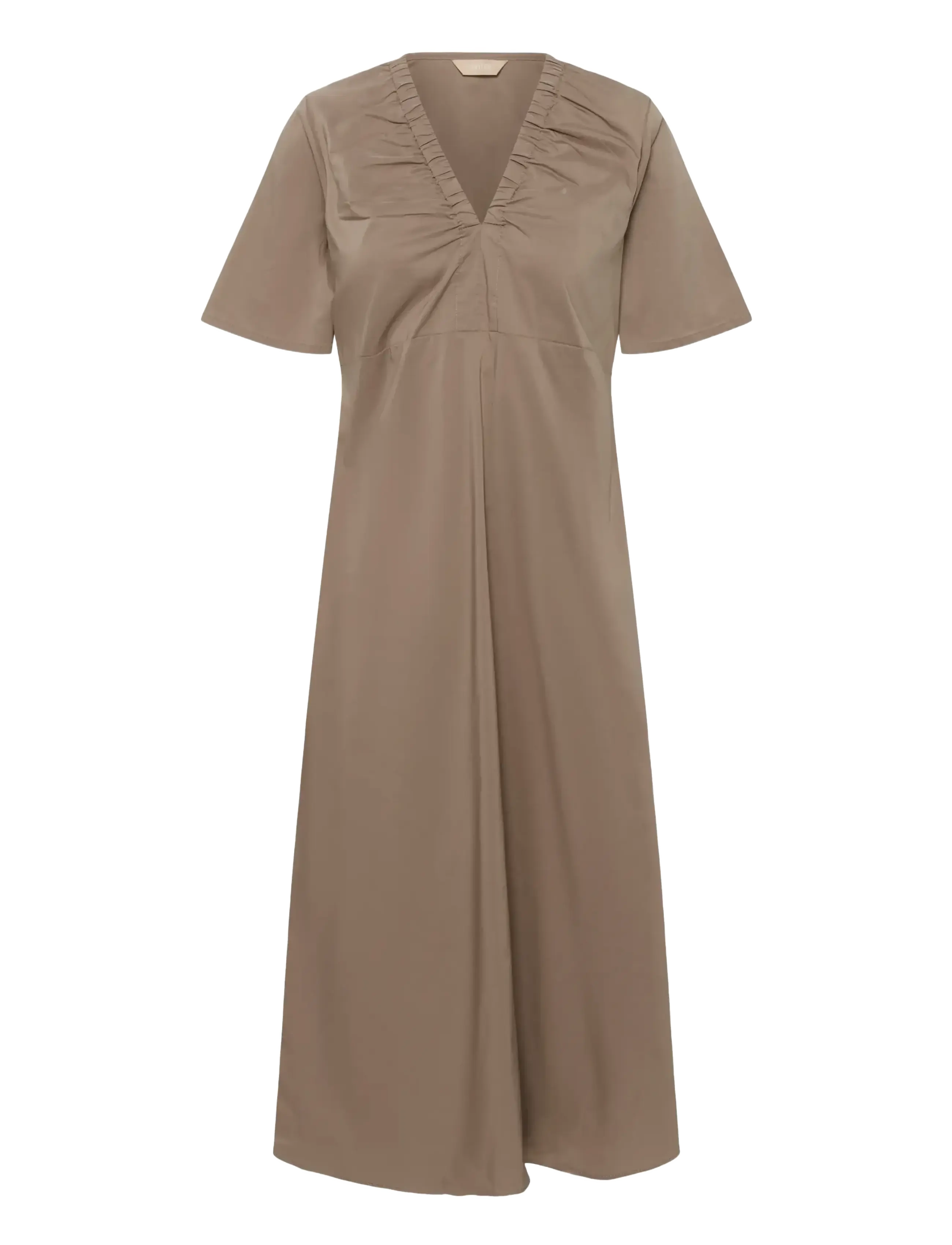 Culture CUberri Antoinett SS Dress - Kleidung - PINE BARK / brown