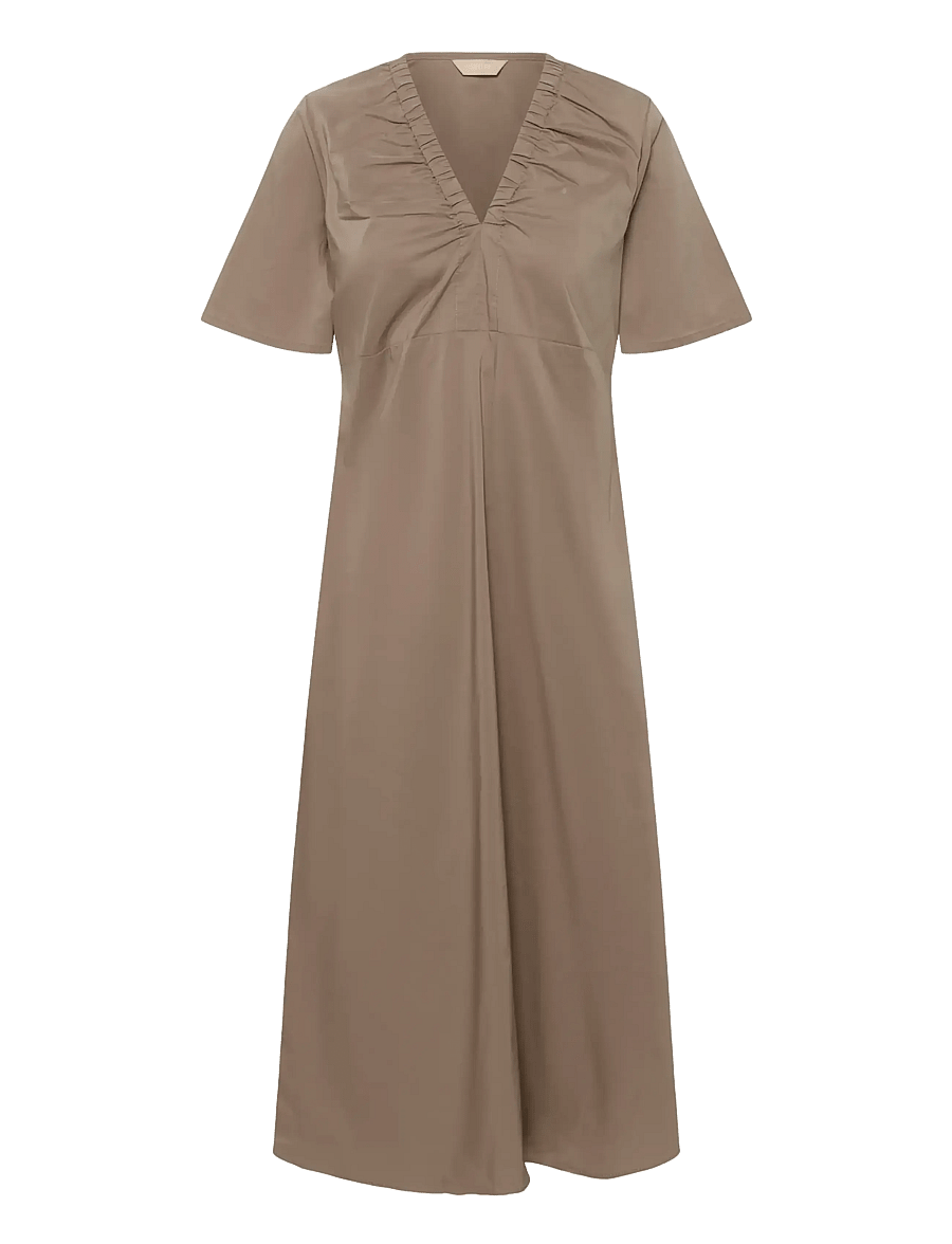 Culture - CUberri Antoinett SS Dress - suvekleidid - pine bark - 1