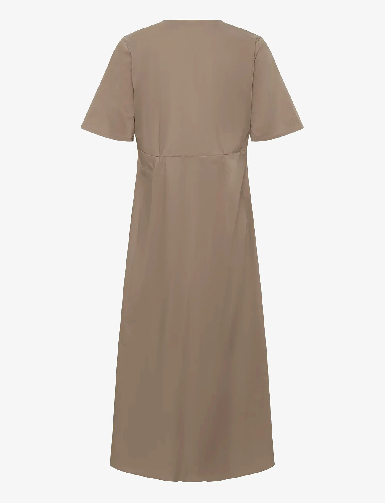 Culture - CUberri Antoinett SS Dress - summer dresses - pine bark - 2