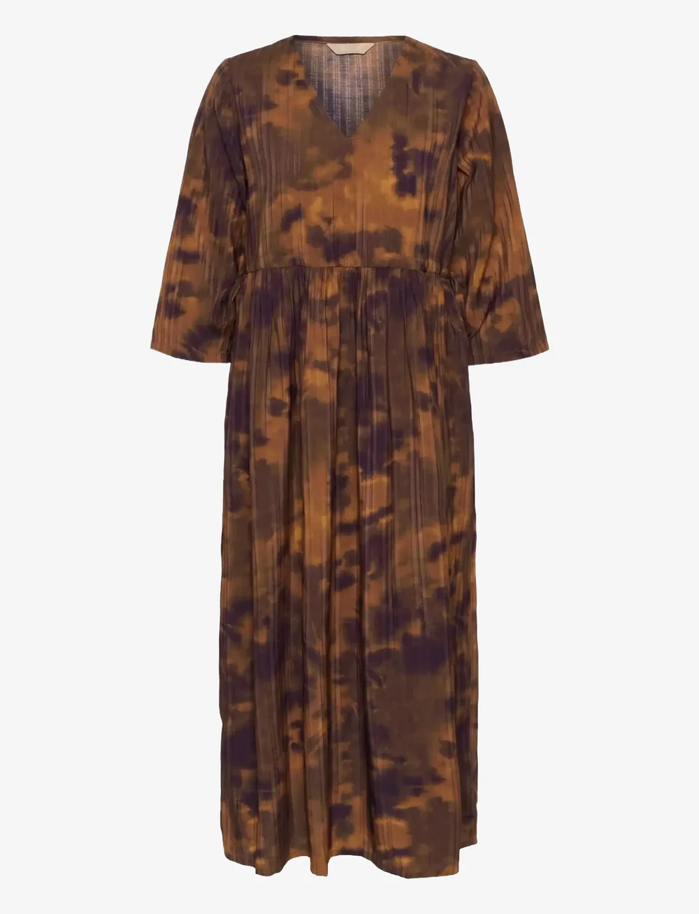 Culture - CUjustine Gally Long Dress - sommerkleider - brown abstract - 1