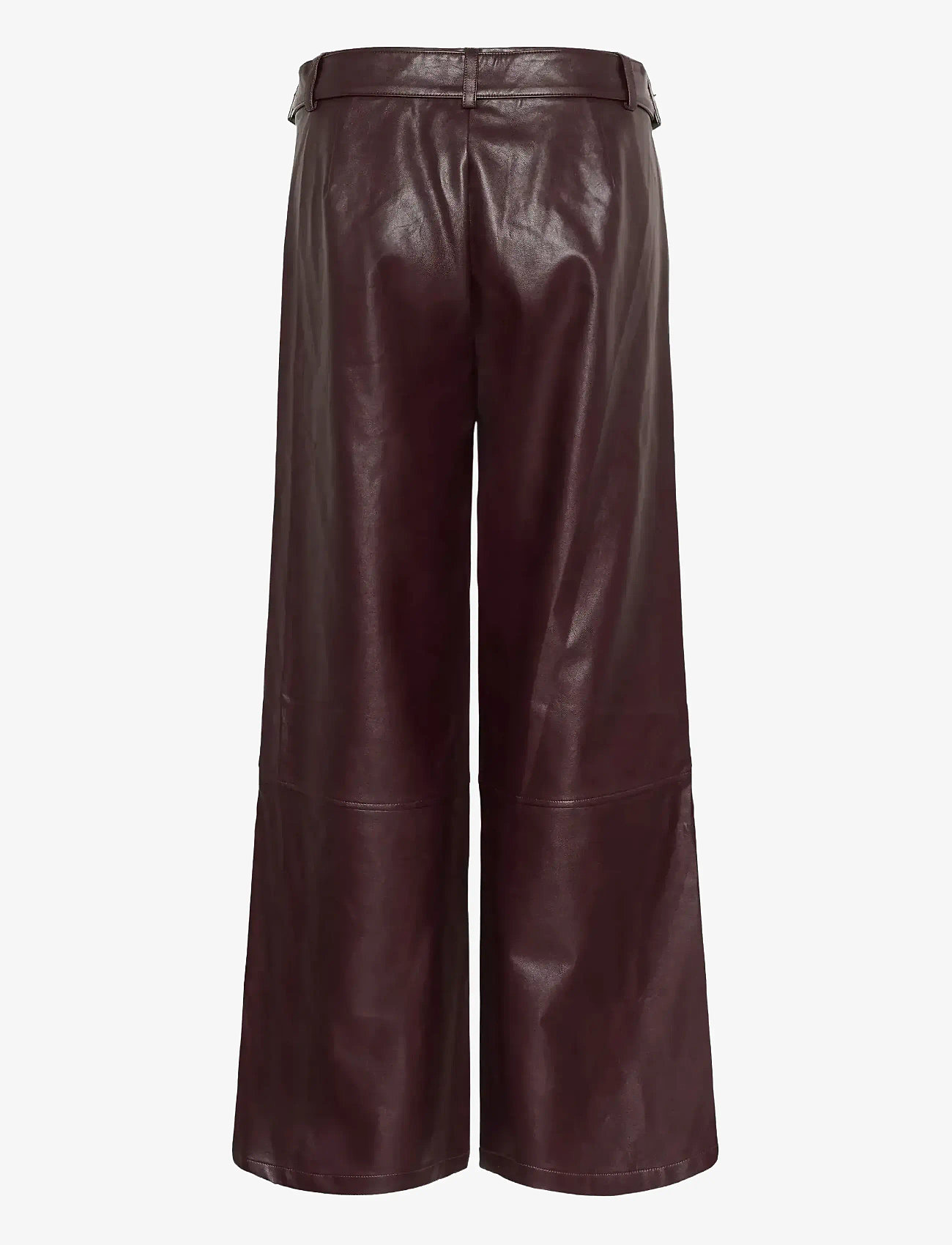 Culture - CUlilli PU Pants - læderbukser - decadent chocolate - 2