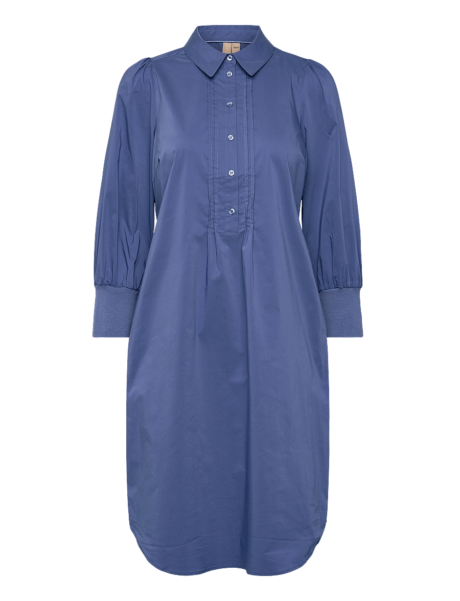 Culture - CUtoyam Antoinett Rib Dress - robes chemises - bijou blue - 0