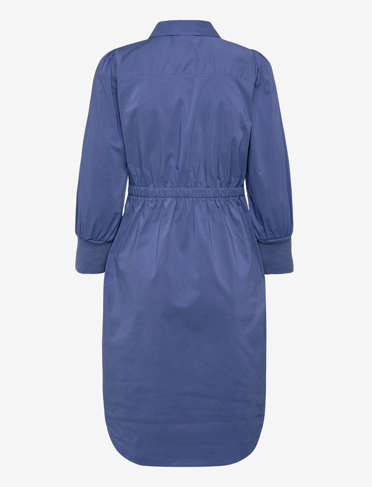 Culture - CUtoyam Antoinett Rib Dress - skjortekjoler - bijou blue - 1