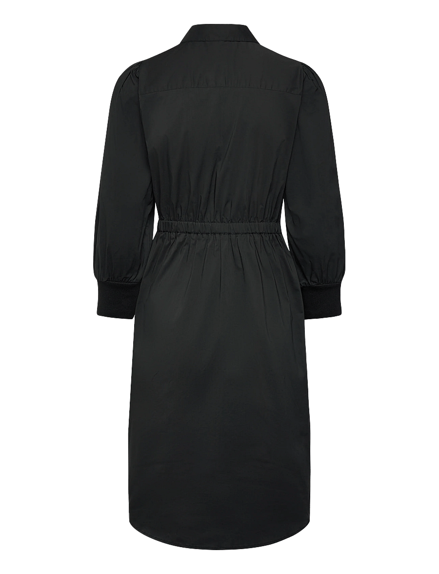 Culture - CUtoyam Antoinett Rib Dress - robes chemises - black - 1
