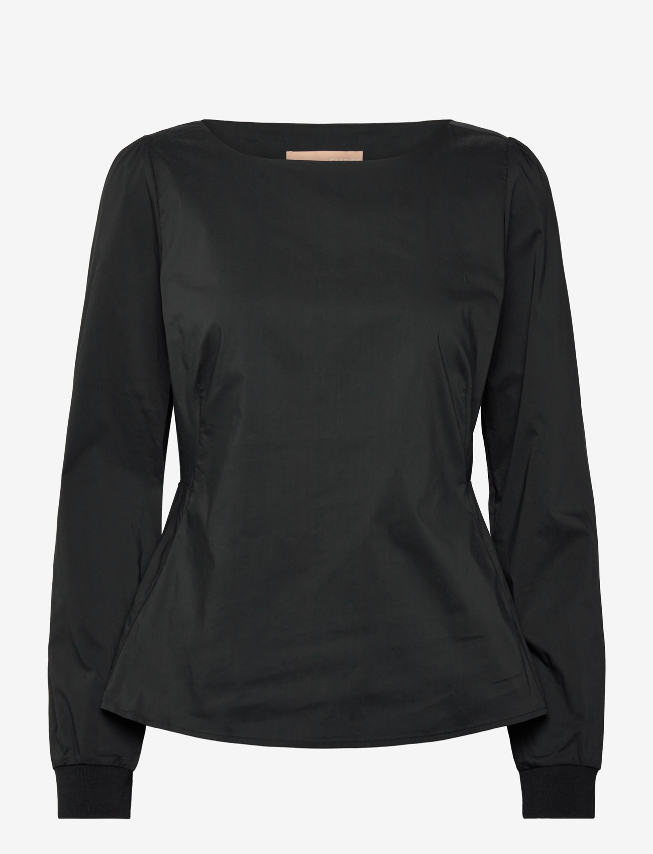 Culture - CUtoyam Antoinett Blouse - langærmede bluser - black - 0