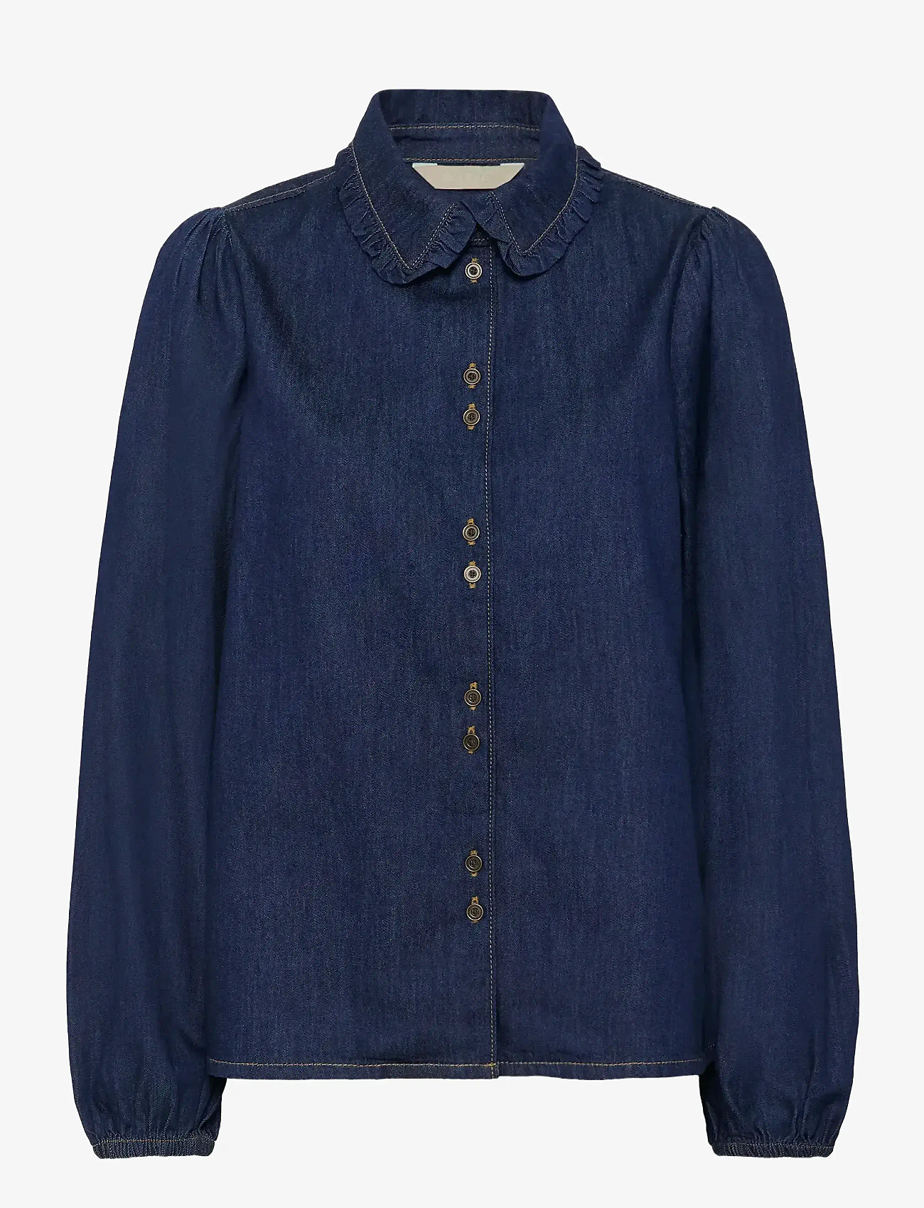 Culture - CUhilka Arpa Shirt - långärmade skjortor - rinse wash - 1