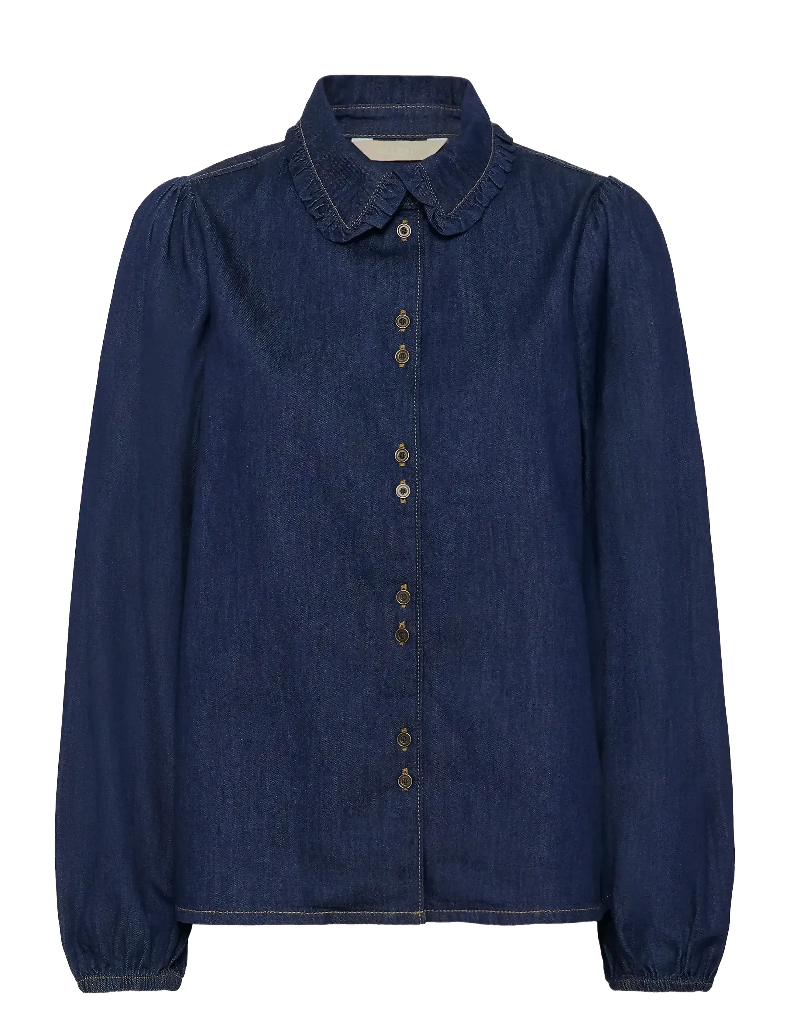 Culture CUhilka Arpa Shirt - Bluser & Skjorter - RINSE WASH / navy