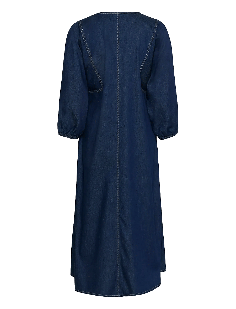 Culture - CUhilka Arpa Dress - denimkjoler - rinse wash - 2