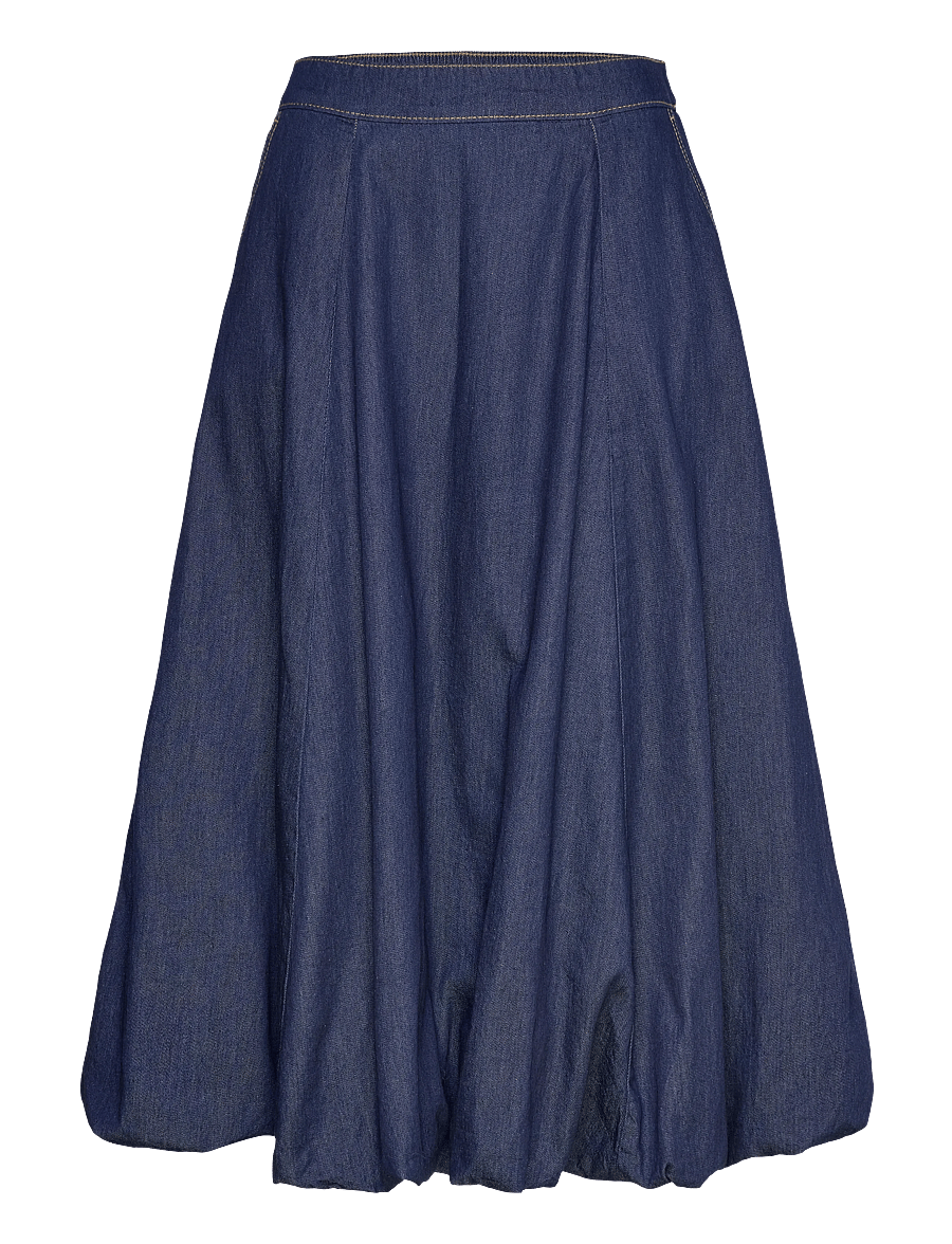 Culture - CUhilka Arpa Skirt - teksaseelikud - rinse wash - 0